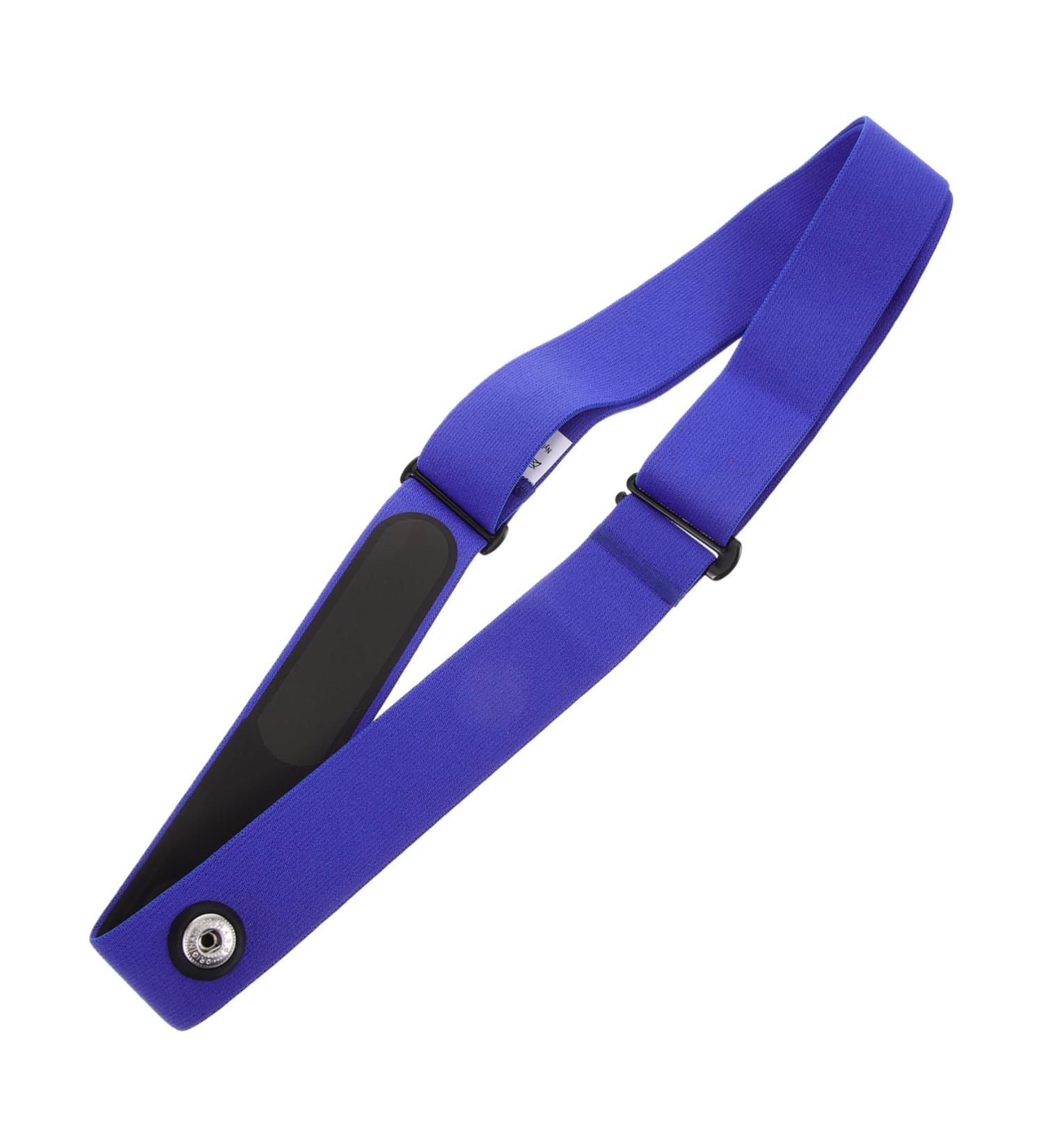 Yarnow Multi-Purpose Sports Belt for Cycling & Heart Rate Monitoring - Durable Nylon Device Holder - 17cm x 3cm - Blue - Buy Online on GoSupps.com