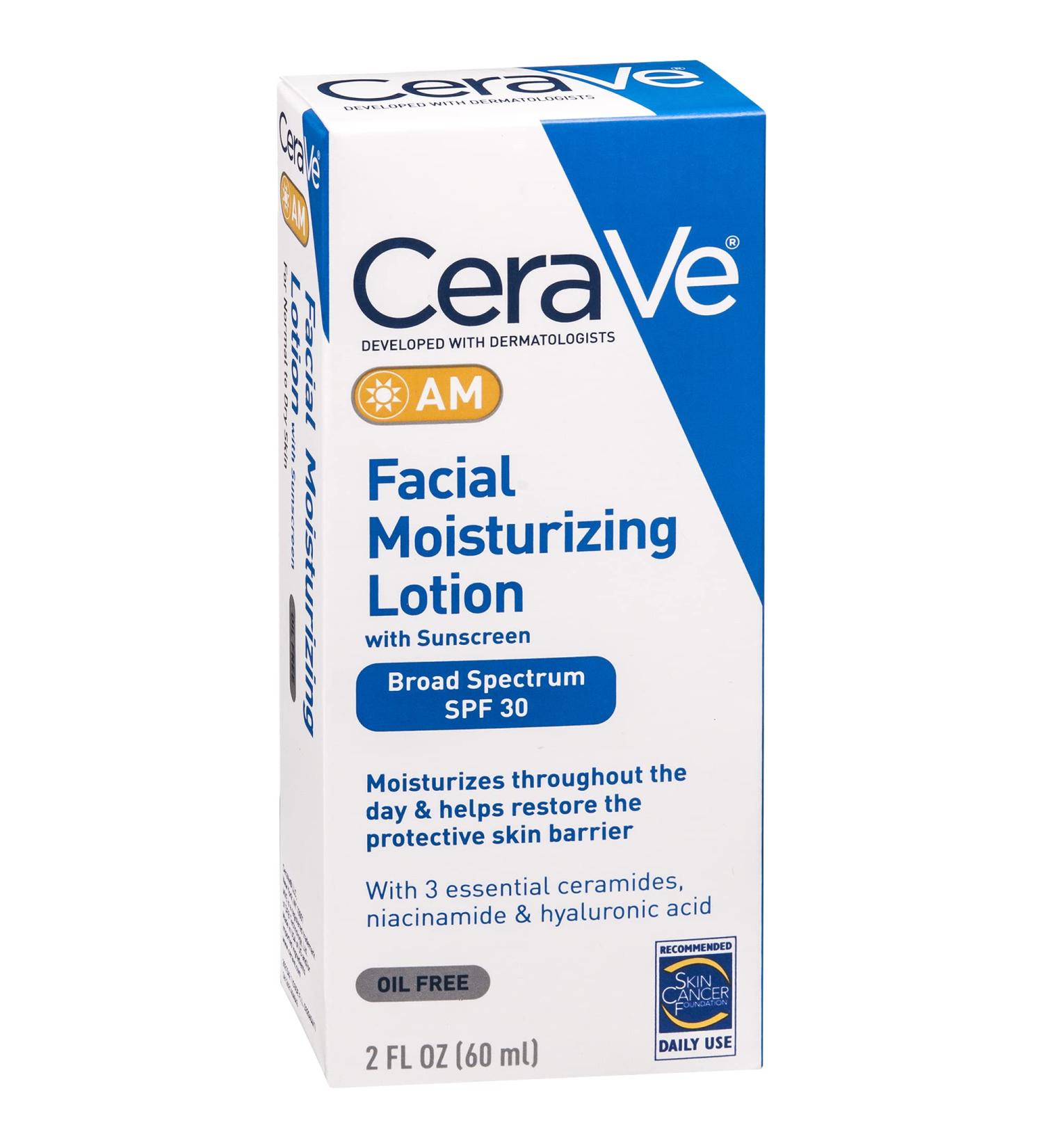 Cerave Facial Moisturizing Lotion AM Spf30 2 Ounce (60ml) 2 Fl Oz (Pack of 1)