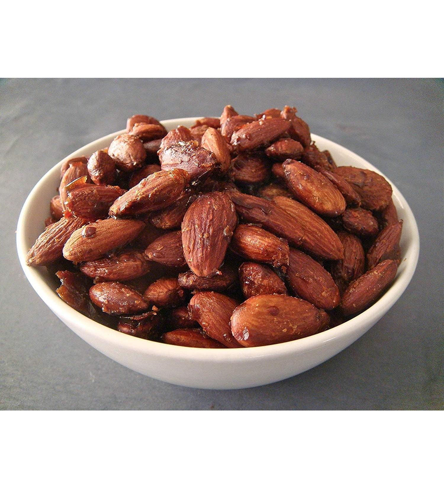 Classic Salted Roasted Almonds (Badam) - Delicious and Crunchy Snack Vegan Non GMO Bar Snack (1) 1.0 Kilograms - Buy Online on GoSupps.com