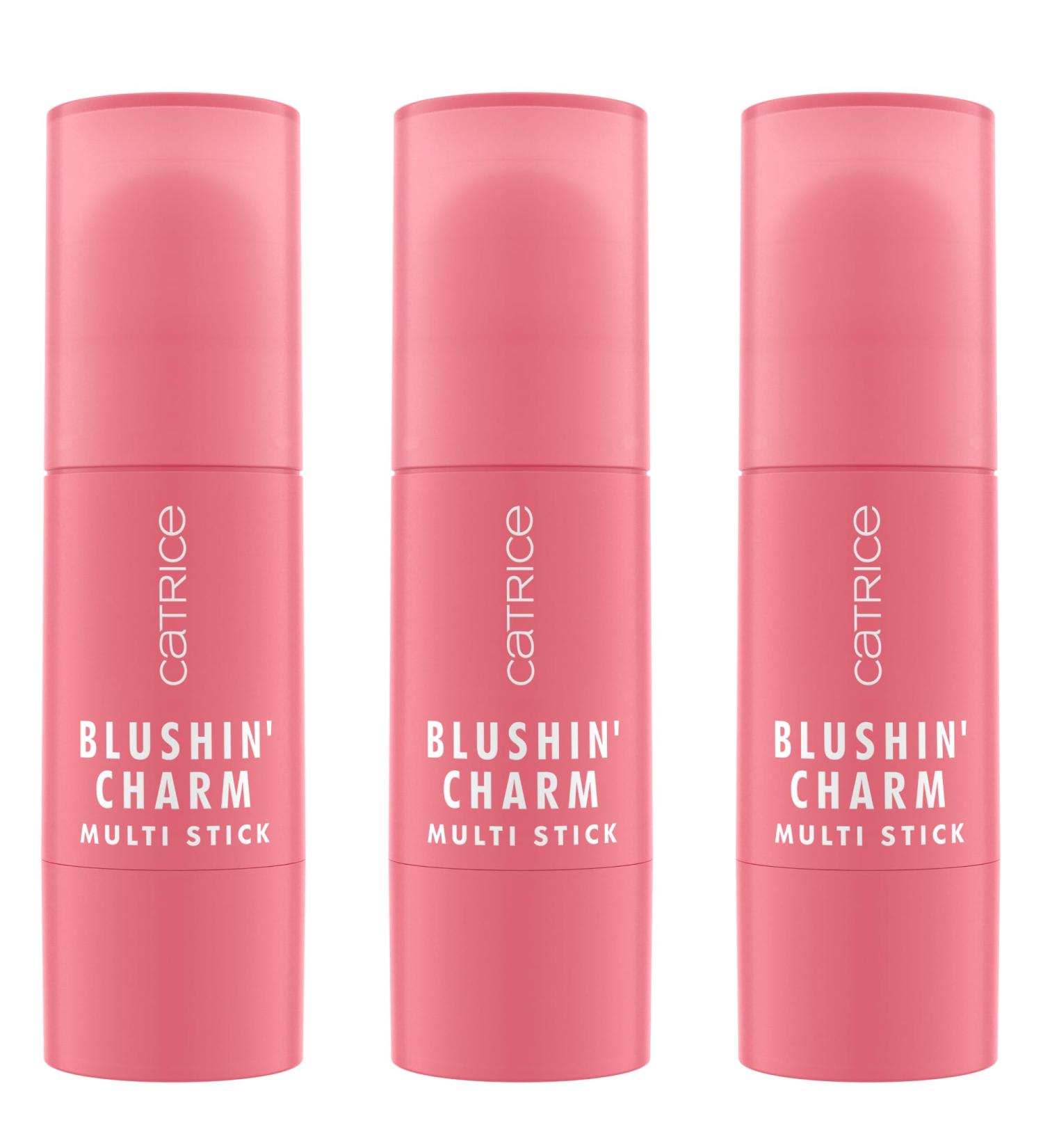  Catrice Catrice Blushin' Charm Multi Stick blush no. 010 pink immediate result natural fresh vegan paraben-free microplastic-free nanoparticle-free 3 x 5.5 g - Buy Online on GoSupps.com