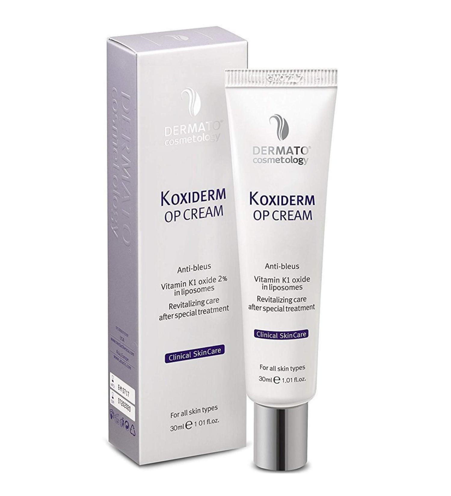 Vitamin K1 Oxiderm Cream - Reduce Scars Dark Circles Bruises & Varicose Veins - 1.01 Oz - Effective Skin Treatment - Buy Online on GoSupps.com