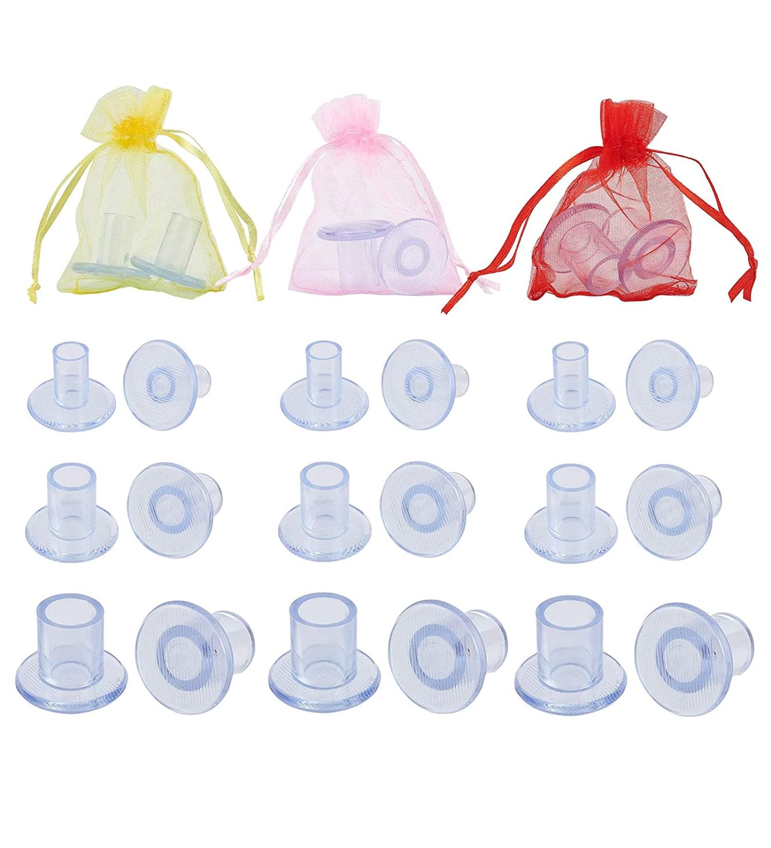 High Heel Protectors - 12 Pairs Clear Heel Stoppers for Weddings Parties & Outdoor Events | Anti-Slip Caps for Grass & Uneven Floors - Buy Online on GoSupps.com