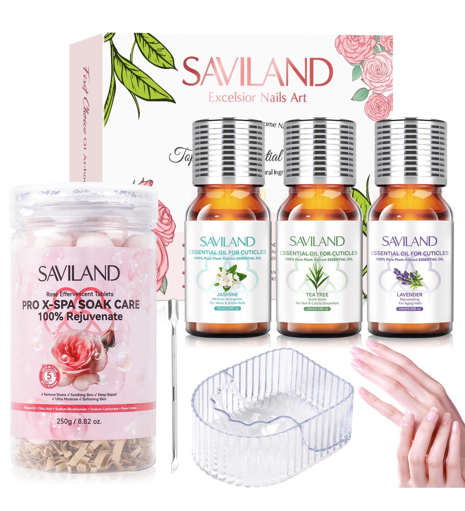 SAVILAND Rose Effervescent Tablets with Essential Oils: Pro-SPA Mineral Oil Sodium Bicarbonate Tablets Soak Balls for Remove Dead Skin Cuticle Moisturize & Soften Hand Foot Calluses NailLover Athletes - Buy Online on GoSupps.com