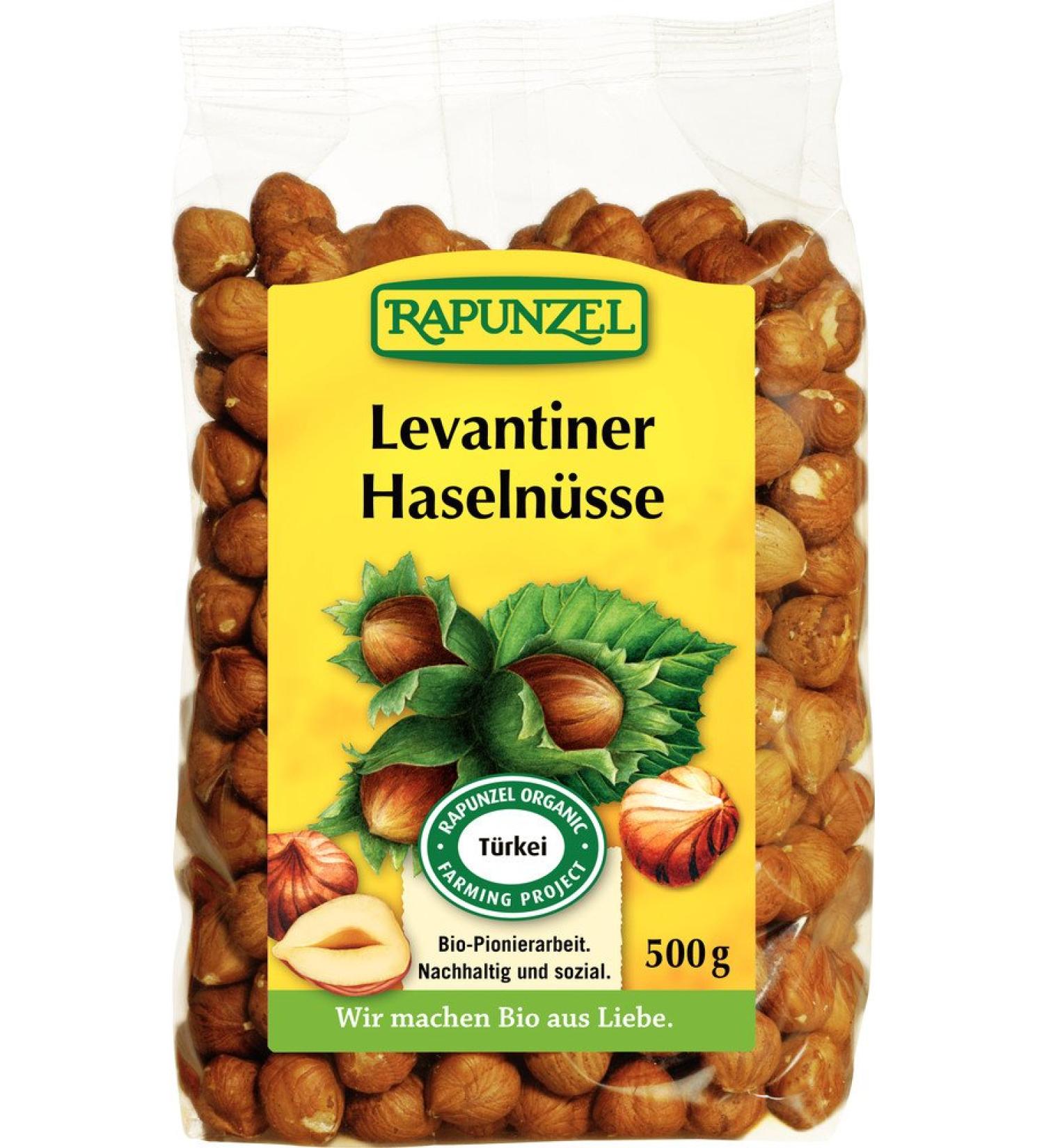 Buy Organic Rapunzel Hazelnuts 500g - International Shipping Available - Buy Online on GoSupps.com