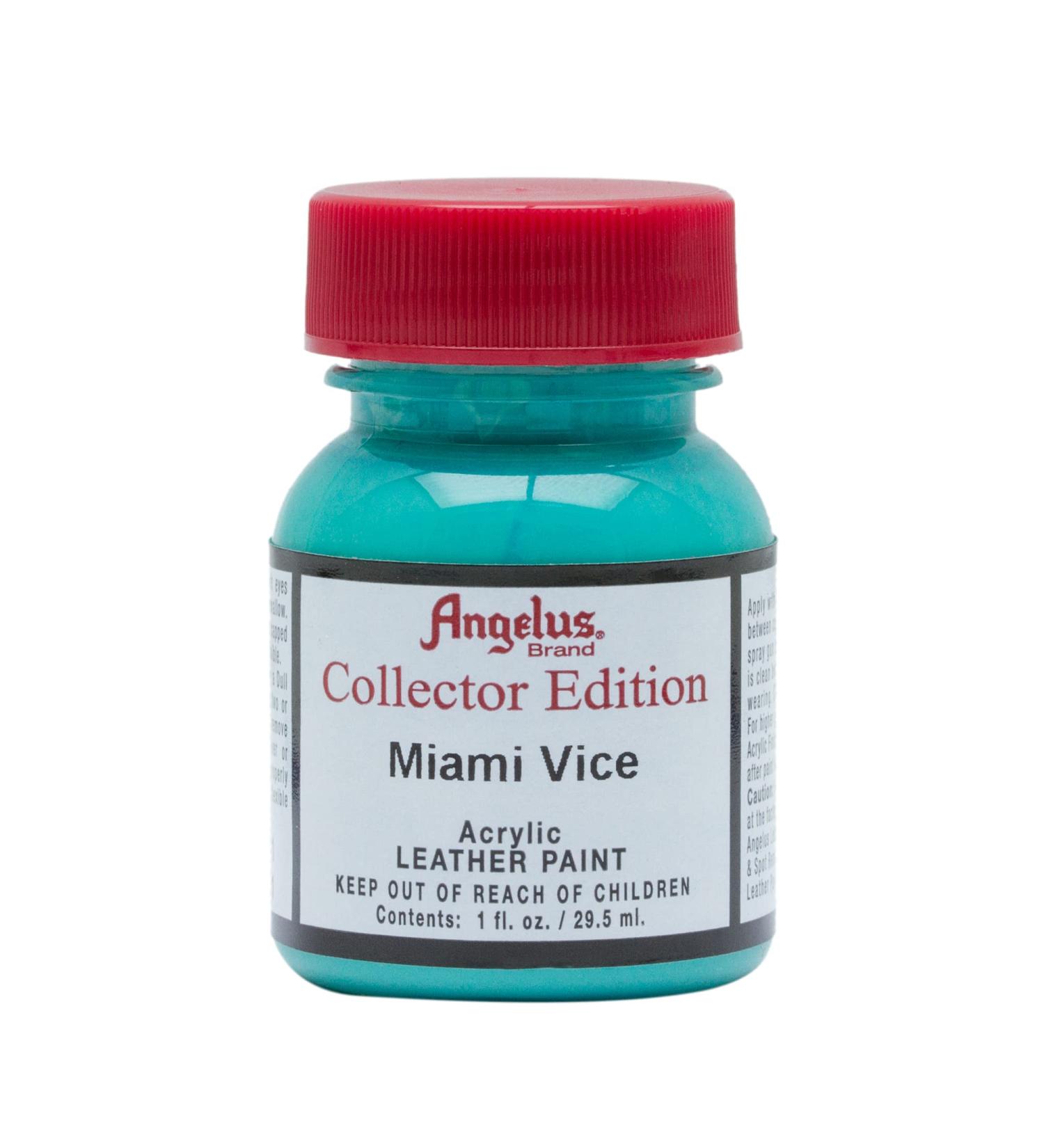 Angelus Collector Edition Leather Paint Miami Vice 1 Oz - Limited Edition Miami Vice Theme - Buy Online on GoSupps.com