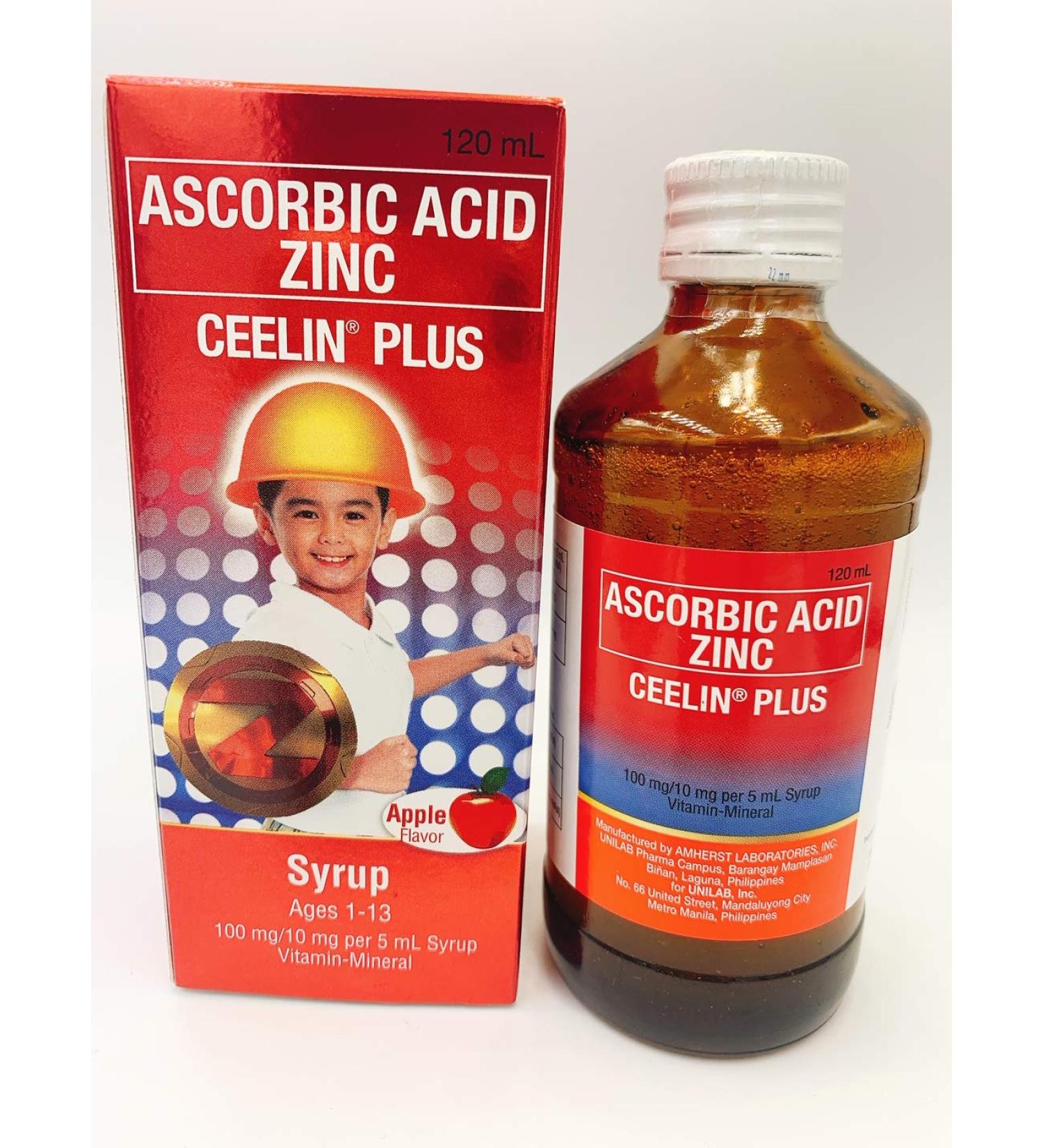 Ceelin Plus Syrup Ascorbic Acid w/Zinc 120ml