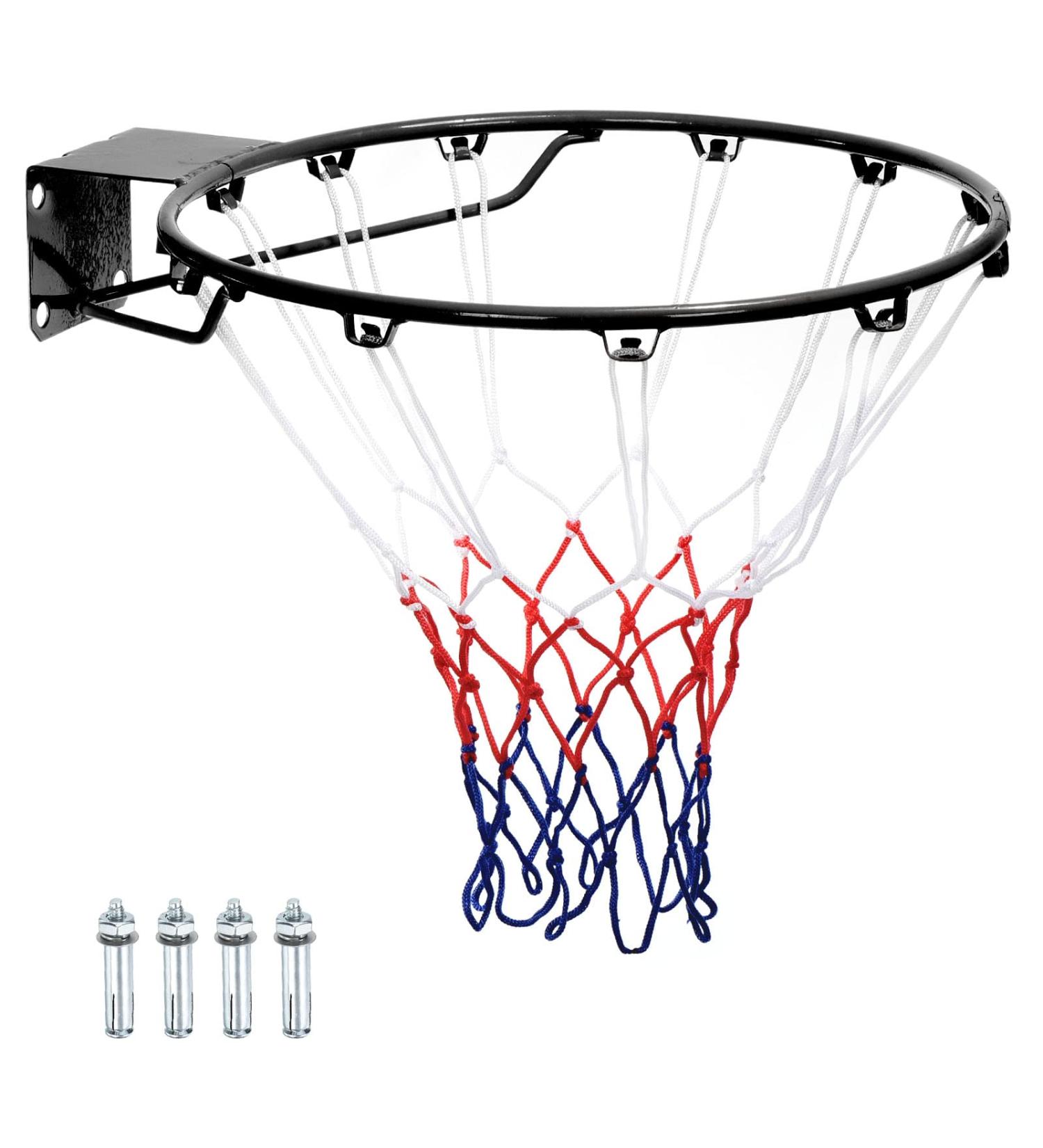18 PATIKIL Basketball Rim: Wall/Door Mounted, Indoor/Outdoor Goal, Orange/Black - Buy Online on GoSupps.com