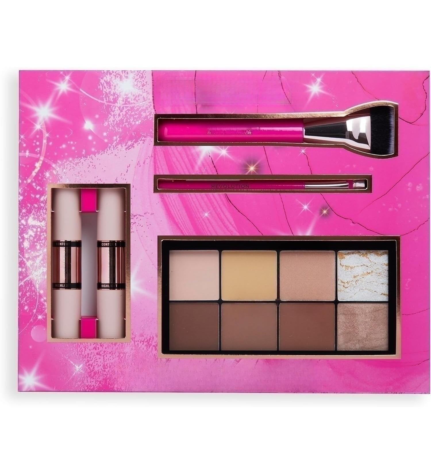 Contour Makeup Gift Set Contour Sticks Contour Brushes & Contour Palette Included