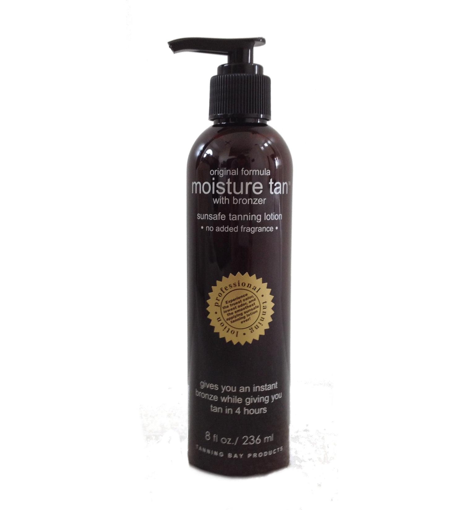 Moisture Tan Professional Self Tanner w/ Instant Bronzer 8oz -- Voted #1 Self Tanner --