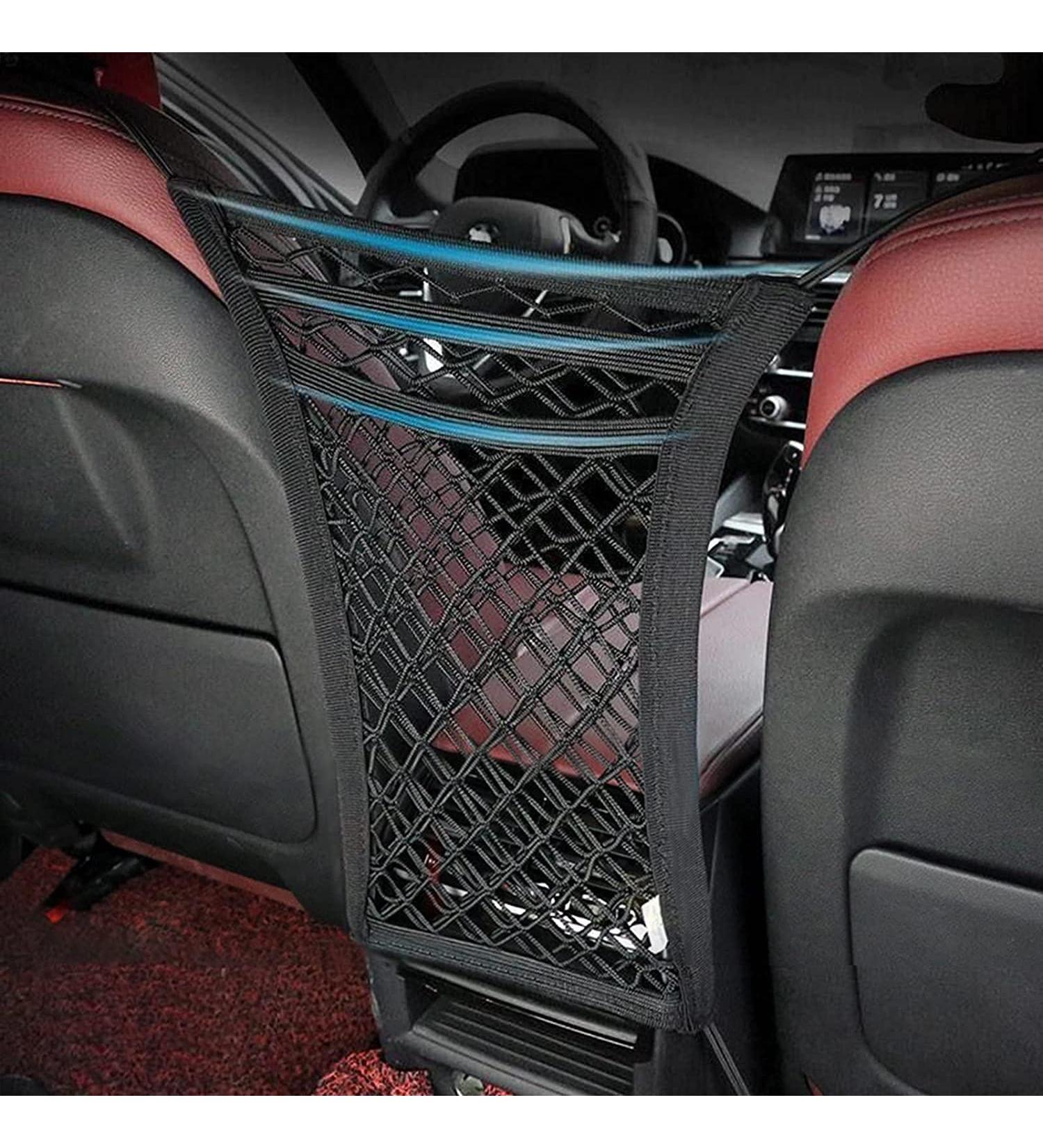 Car Seat Organizer| Elastic Storage Net| Mesh Bag for Car Boot| Backseat Barrier for Pets and Kids - Buy Online on GoSupps.com