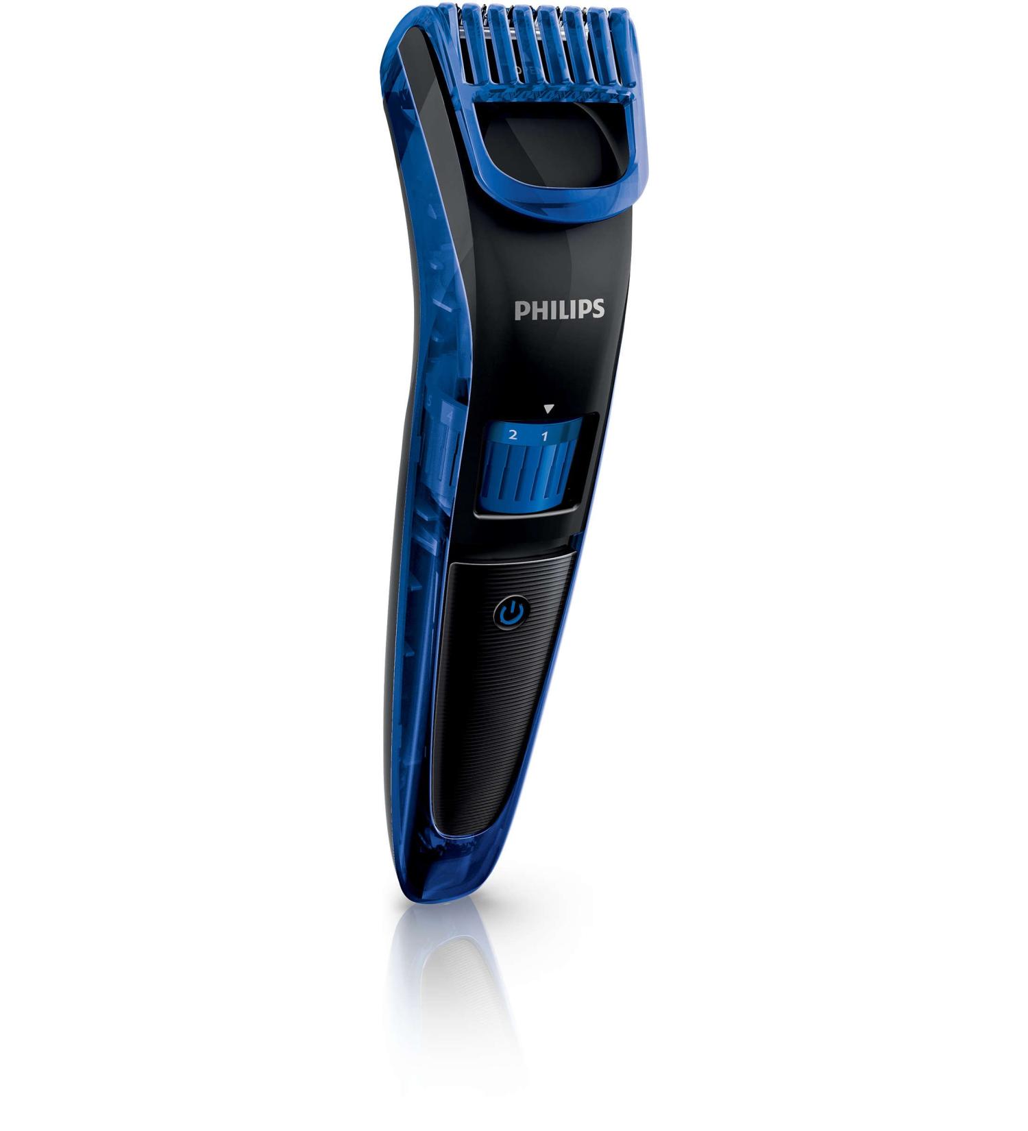 Philips QT4002 Washable Skin Friendly Beard Trimmer/Shaver - 10 Lock In 1.0mm Precision Length Settings With Rounded Tips For Smooth Skin Contact - Buy Online on GoSupps.com