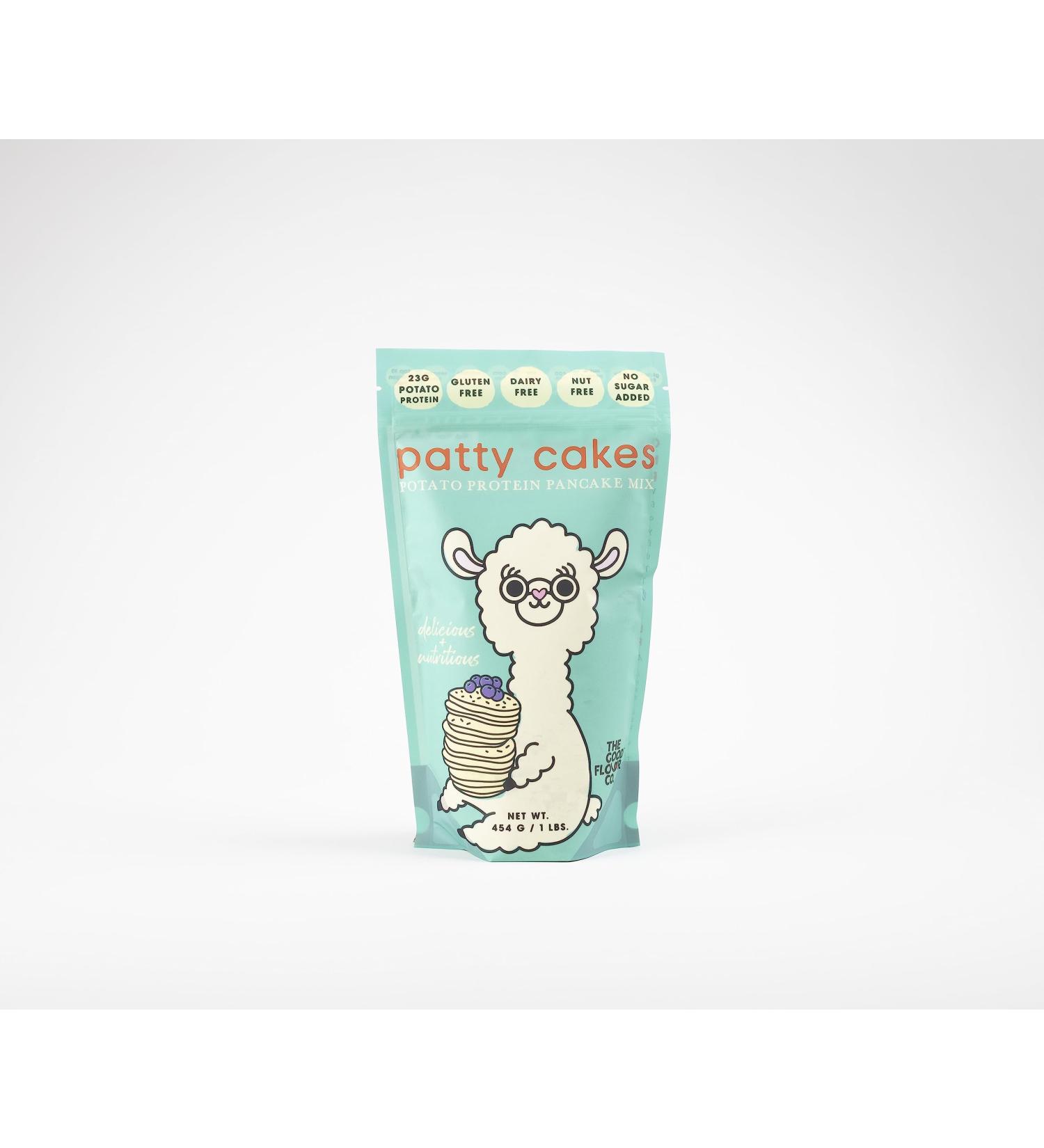 Patty Cakes Protein Pancake Mix Gluten-free Plant-based Easy-to-Use 454 gram pouch - Buy Online on GoSupps.com