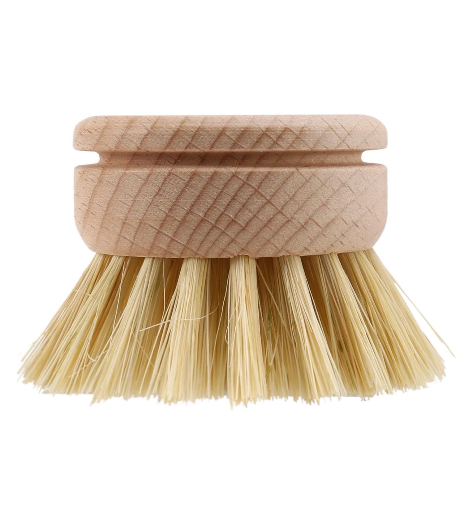 ciyeu Washing Up Brush Dish Brush 6 Pcs Replacement Brush Heads Wooden Cleaning Dish Brush Refillable Kitchen Beech - Buy Online on GoSupps.com