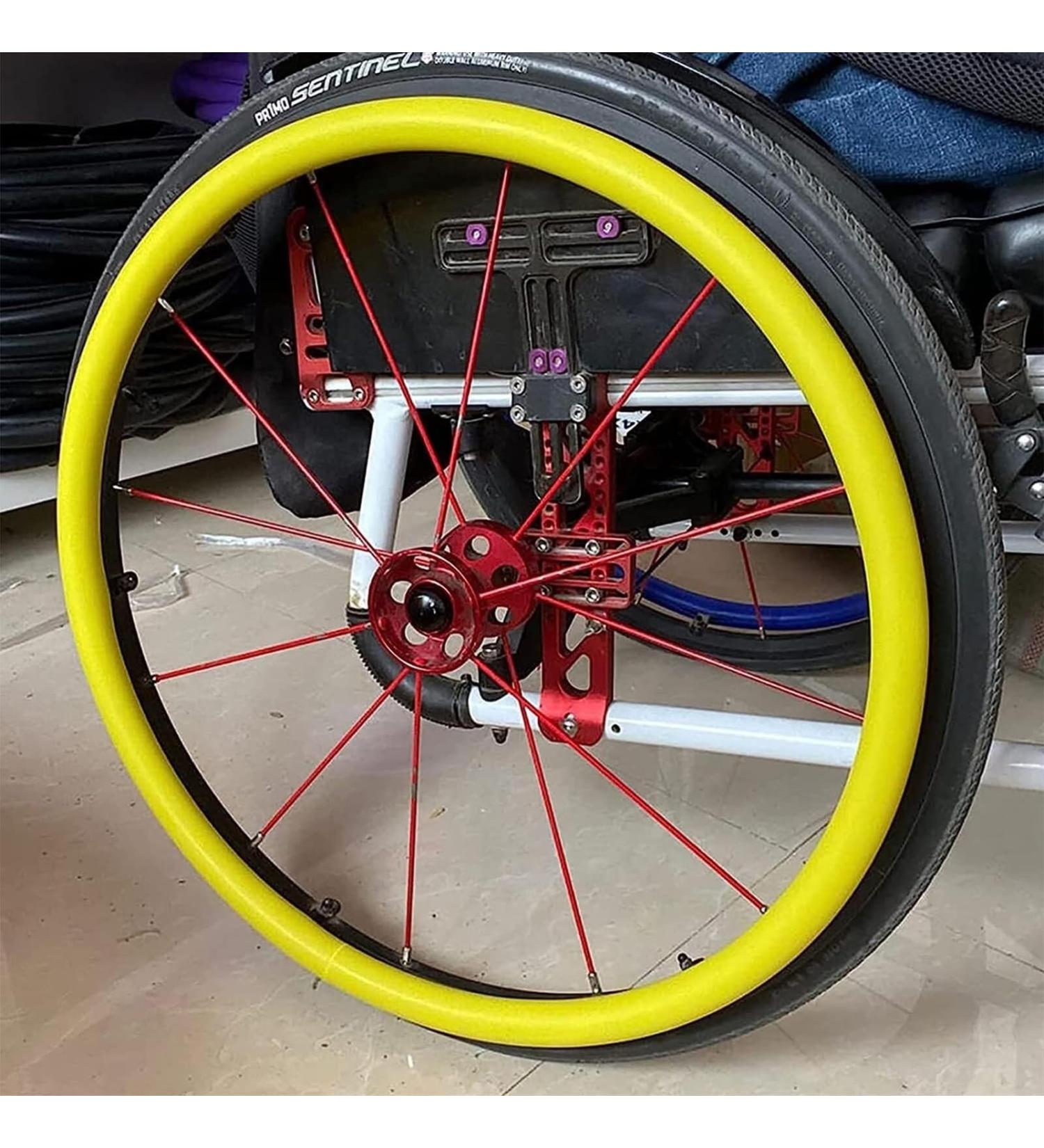 Wheelchair Handrim Covers 24-inch Rear Wheel Sports Wheelchair Cover Stylish Silicone Non-Slip Wear-Resistant Hand Push Cover Wheelchair Push Rim Cover (Color : 009 Size : 22in) 22in 009 - Buy Online on GoSupps.com