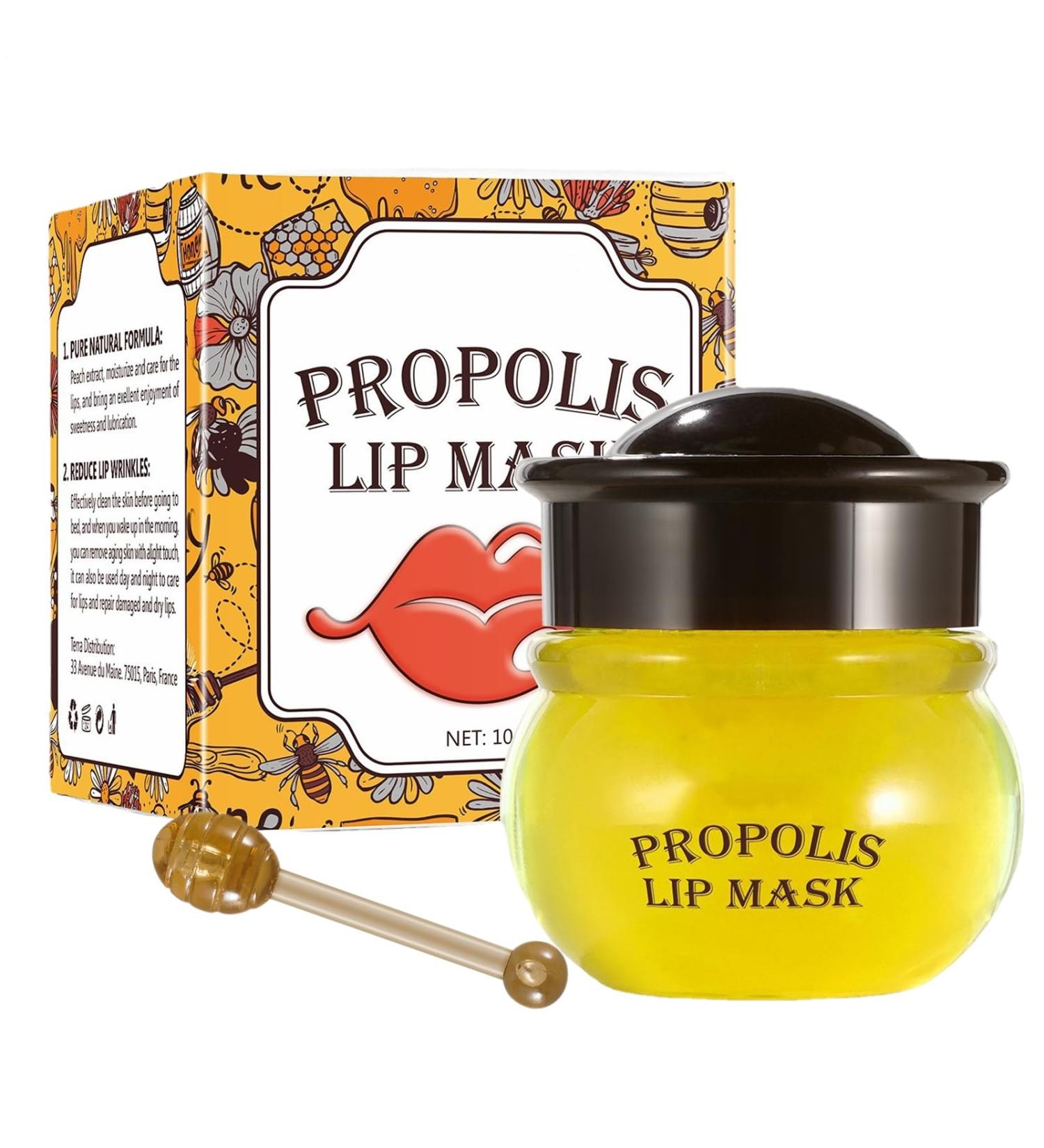  Mimoqk Sleeping Lip Lip Mask Hydrating Balm Nourishing Cream Gentle Exfoliator Dead Remover Soft Repair Intensive Care for Dry Cracked Skin Overnight Multicolor - Buy Online on GoSupps.com