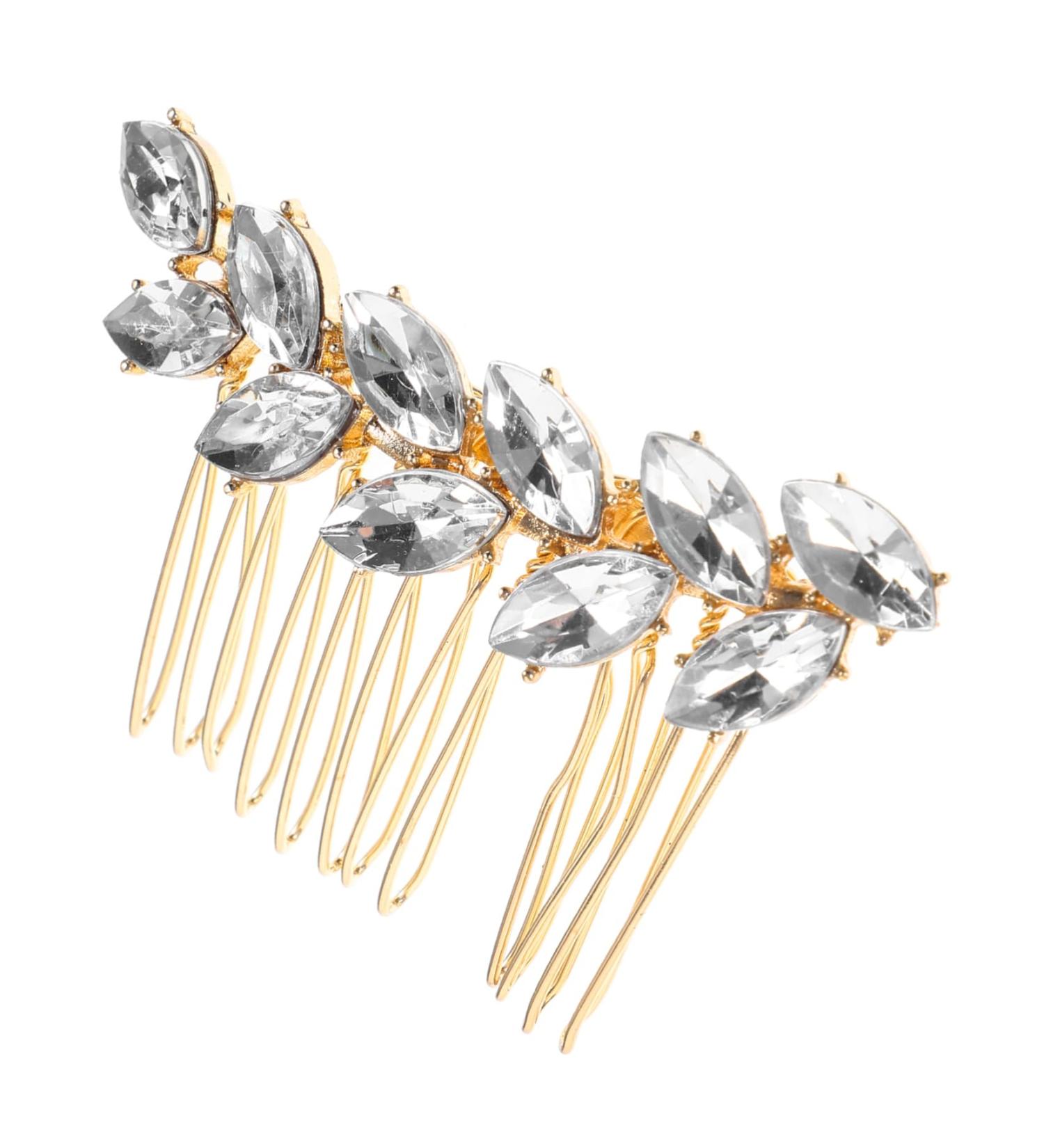 MAGICLULU Fashionable Diamond Hair Accessories Wedding Hair Comb Women Headpiece Decorative Hair Combs Hair Accessory Hair Combs for Women Hair Accessories for Women Hair Comb Clip - Buy Online on GoSupps.com
