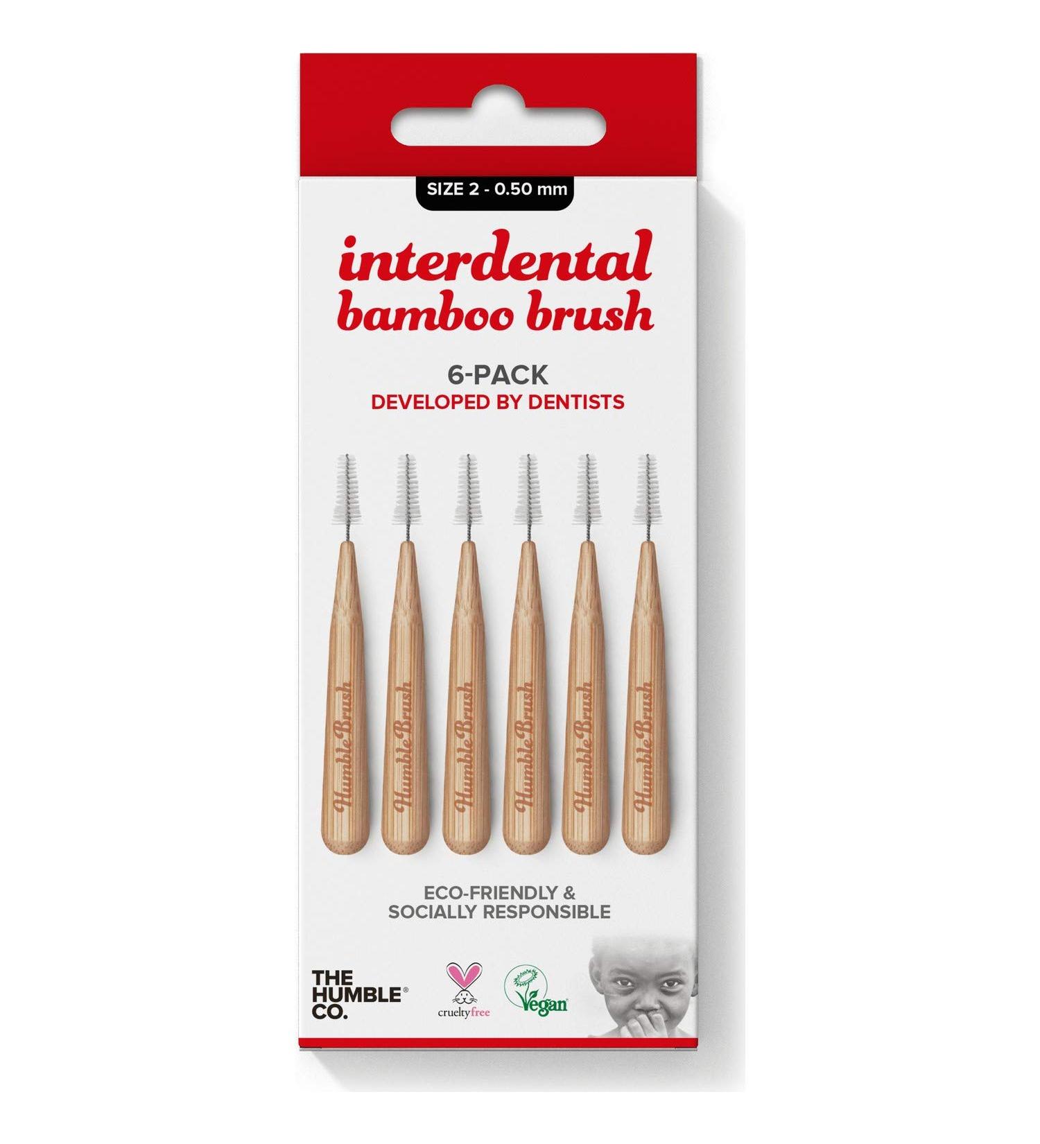 The Humble Co Interdental Brush Bamboo Size 2 1 piece