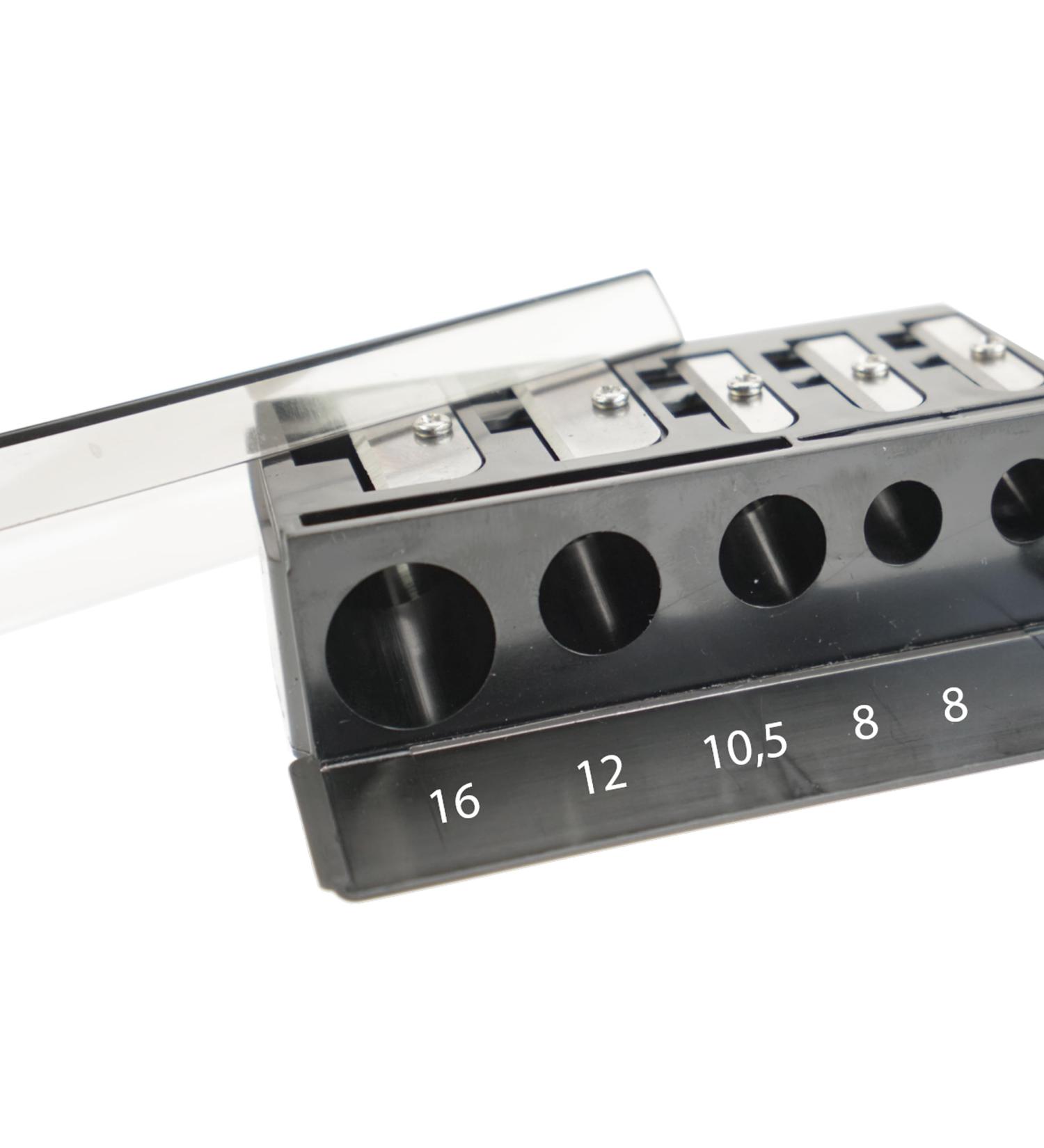 Cosmetic Pencil Multi-Sharpener with 5 Settings - Perfect for All Makeup Needs | International Shipping Available - Buy Online on GoSupps.com