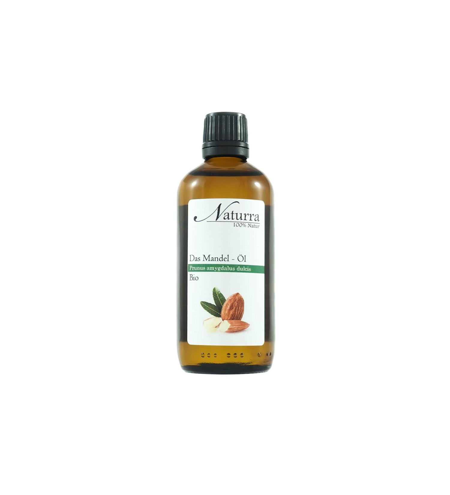 Naturra Organic Almond Oil - Cold Pressed 100ml | Unrefined Vegan Natural Cosmetic - Buy Online on GoSupps.com