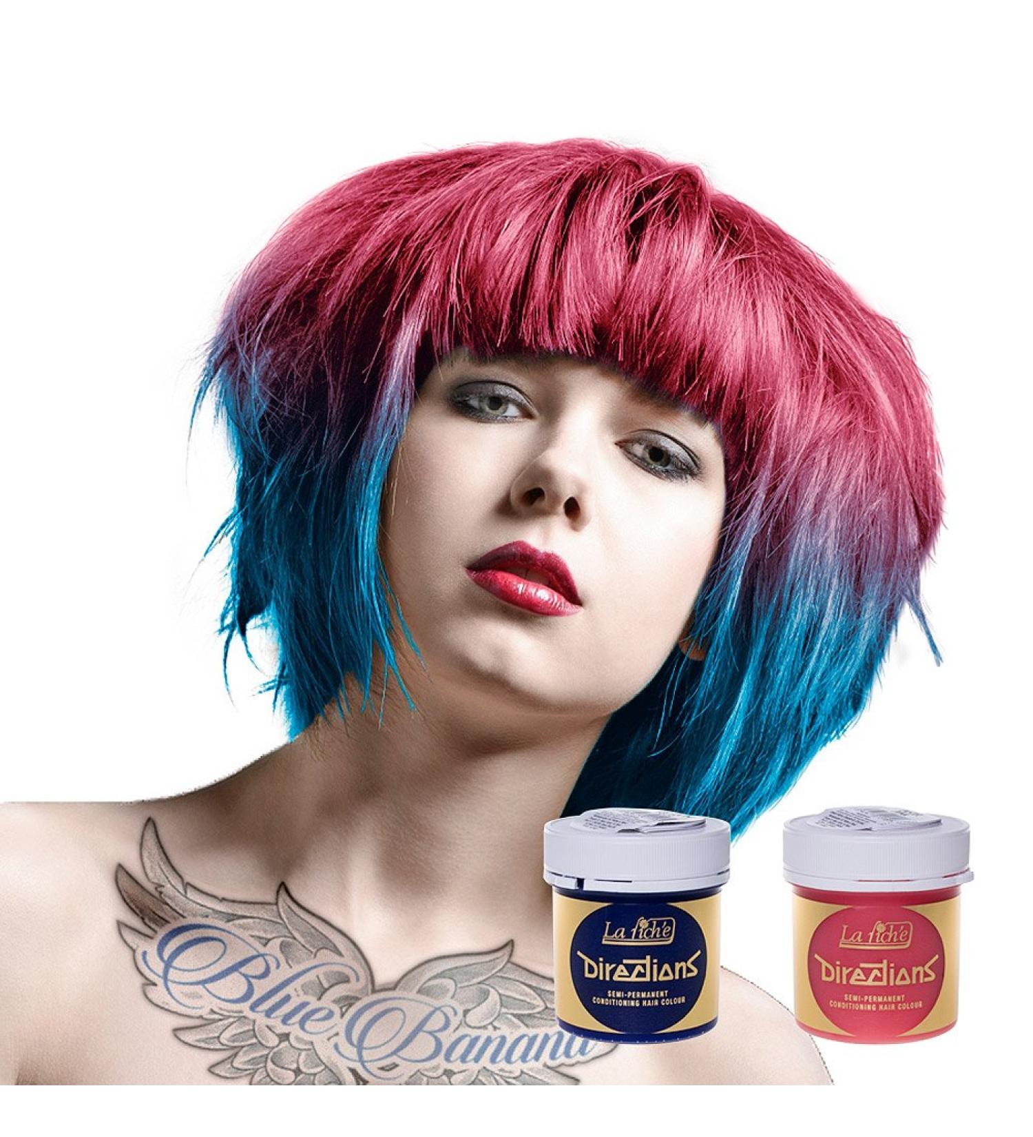 La Riche Directions Colour Hair Dye Combo (x1 Lagoon Blue and x1 Pastel Pink)