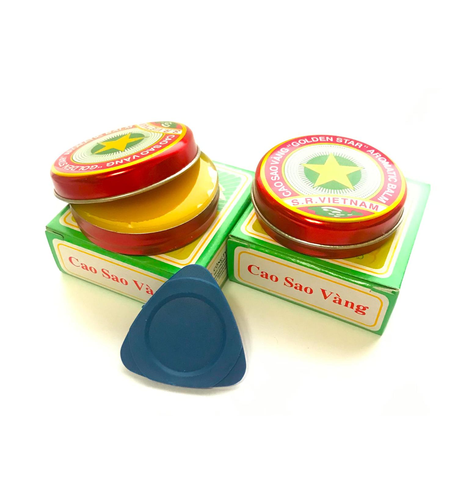 20g Golden Star Aromatic Balm (2x10g) - Natural Remedies Essential Oils + Opener