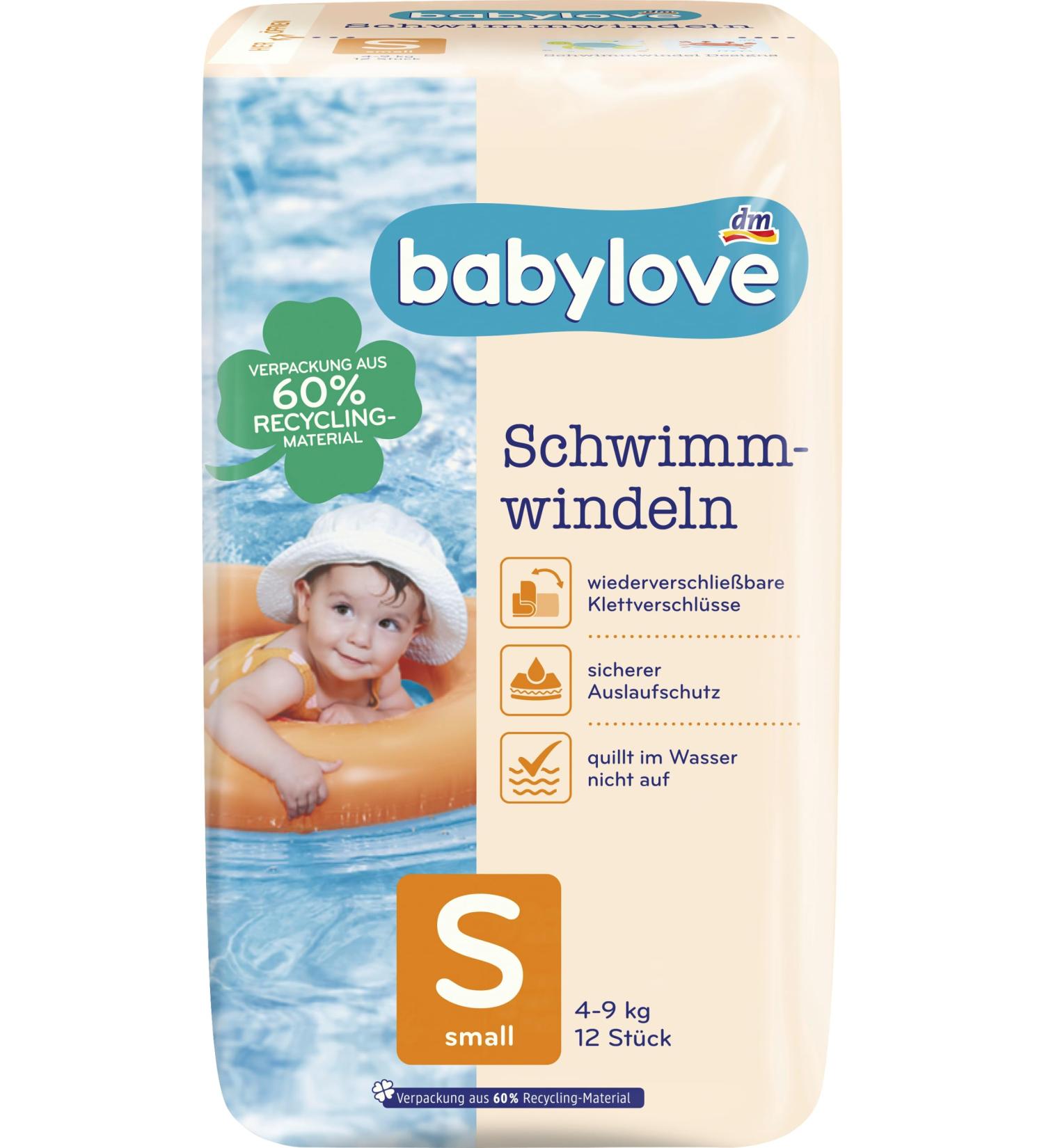 Babylove wet wipes diapers changing mats and more. (3x 12 pieces swim diapers size S) 3x 12 pieces swim diapers size S