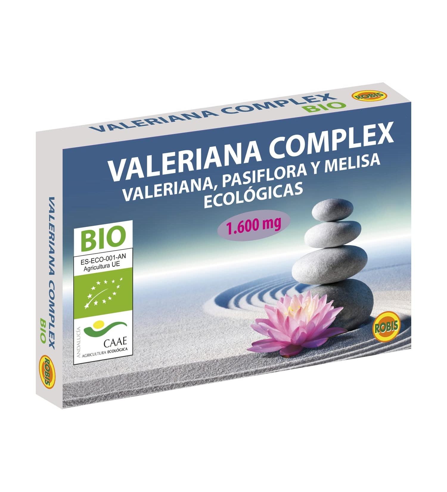  Robis Robis Valeriana Complex Organic Food Supplement - 60 capsules - Buy Online on GoSupps.com