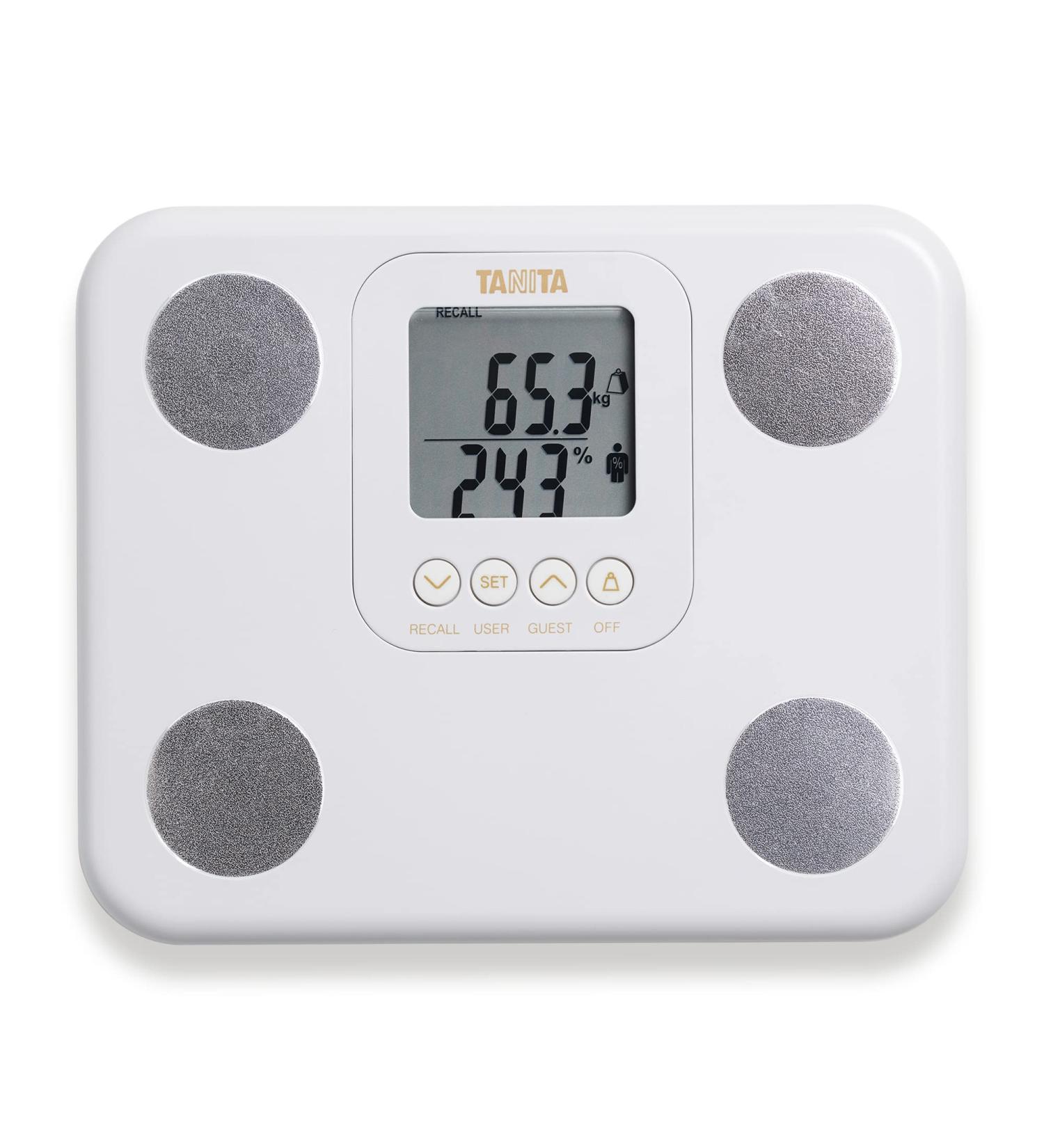 TANITA BC-730 Body Composition Analyzer - Lightweight Compact 9 Measurements Easy-to-Read Display - International Shipping Available - Buy Online on GoSupps.com