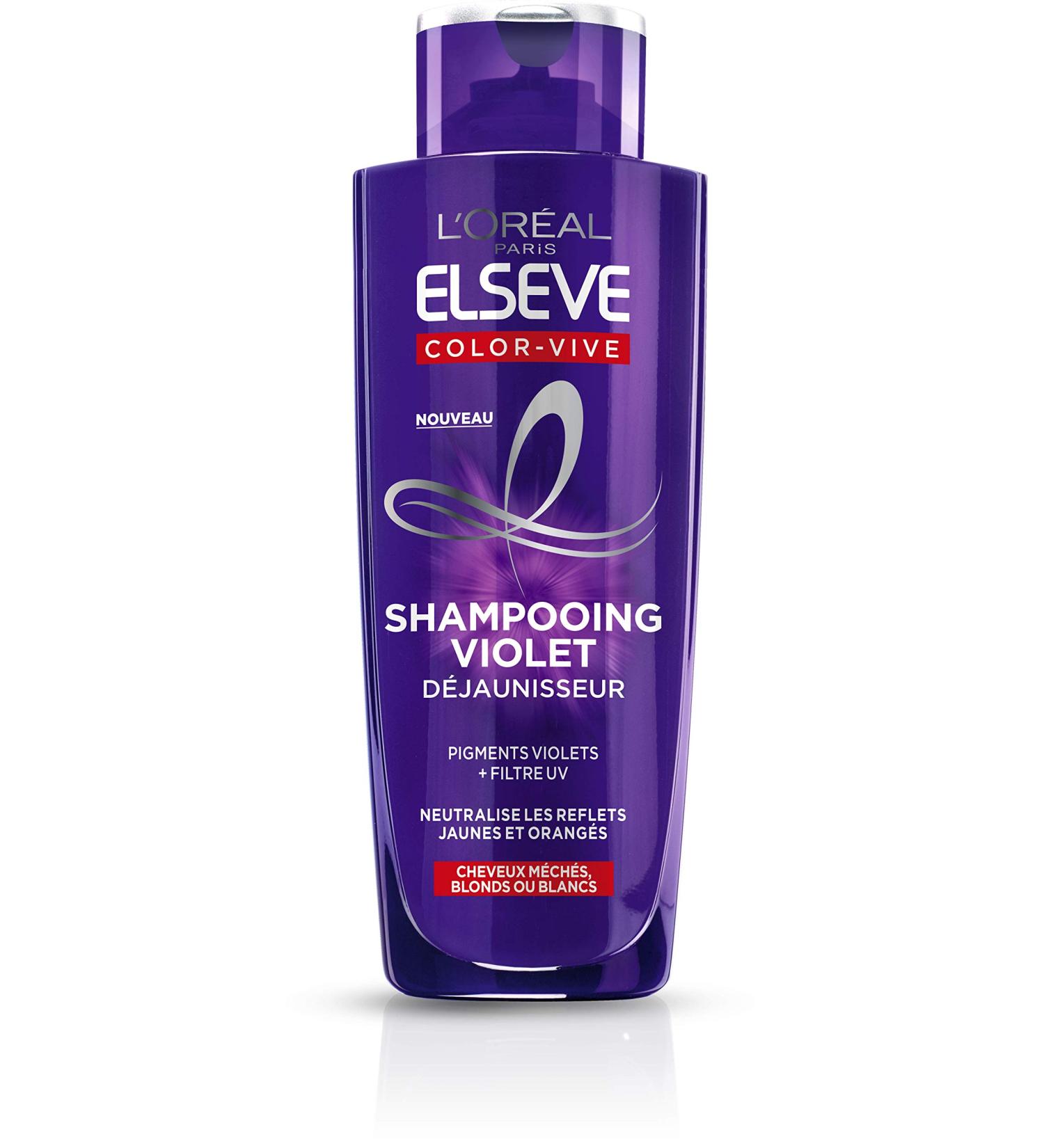 L'Or al Paris Els ve Color-Vive Yellow-Removing Violet Shampoo 200 ml - Pack of 4 - Buy Online on GoSupps.com