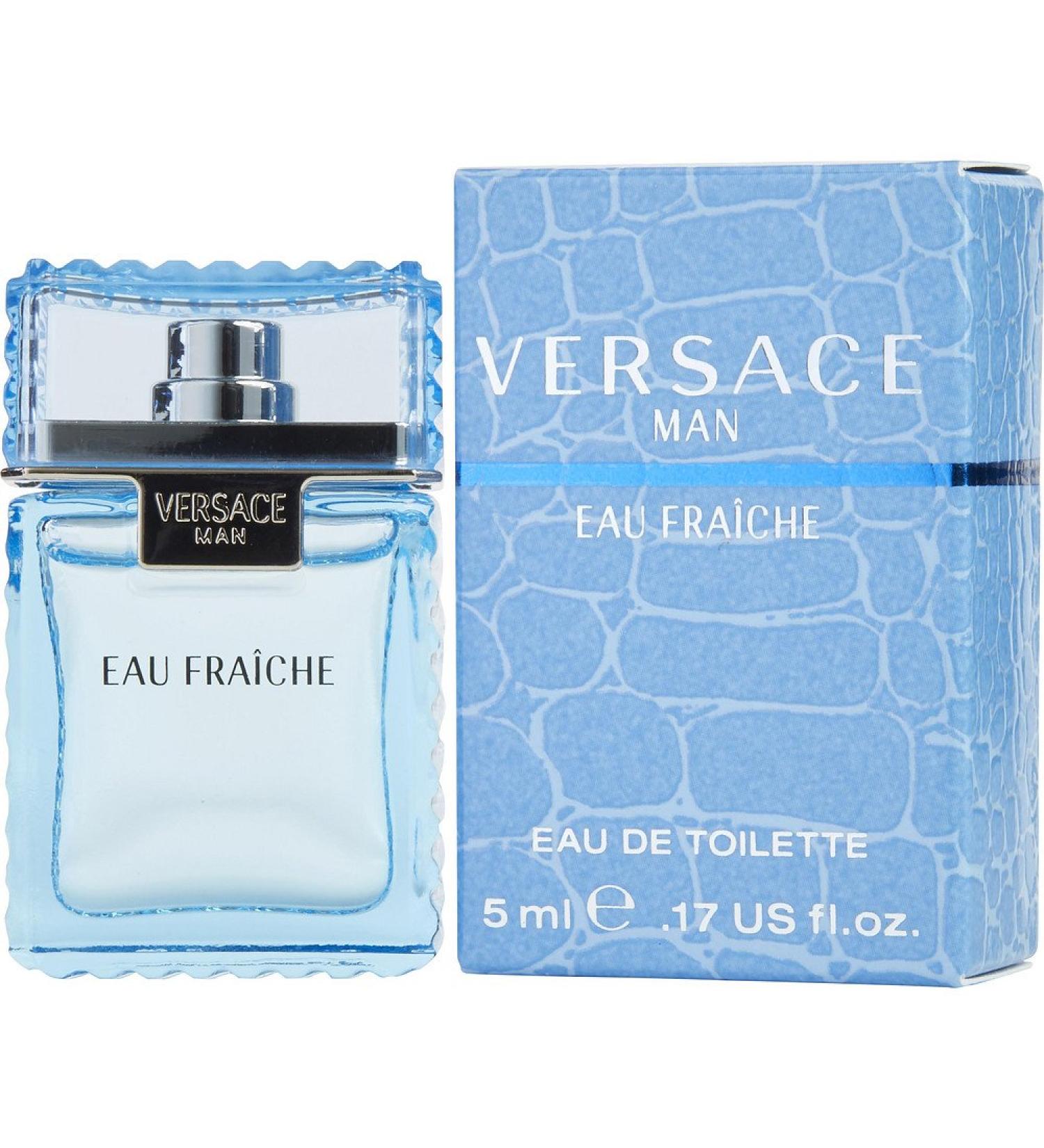 VERSACE MAN EAU FRAICHE by Gianni Versace EDT .17 OZ MINI for MEN ---(Package Of 2)