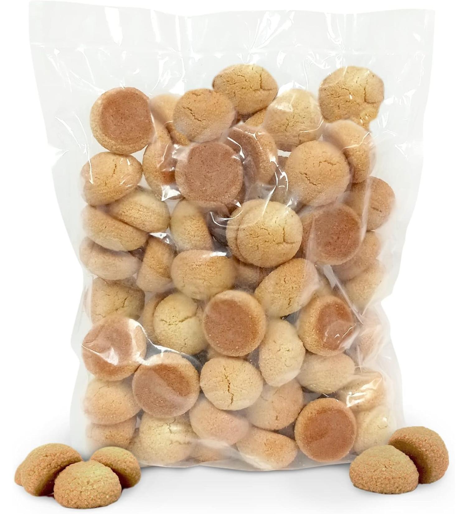 Piccola Cucina Regali Limonetti Italian Almond Macaroon Amaretti Cookies - Lemon Lavender - 1 KG BULK - Gluten Free Dairy Free - Buy Online on GoSupps.com