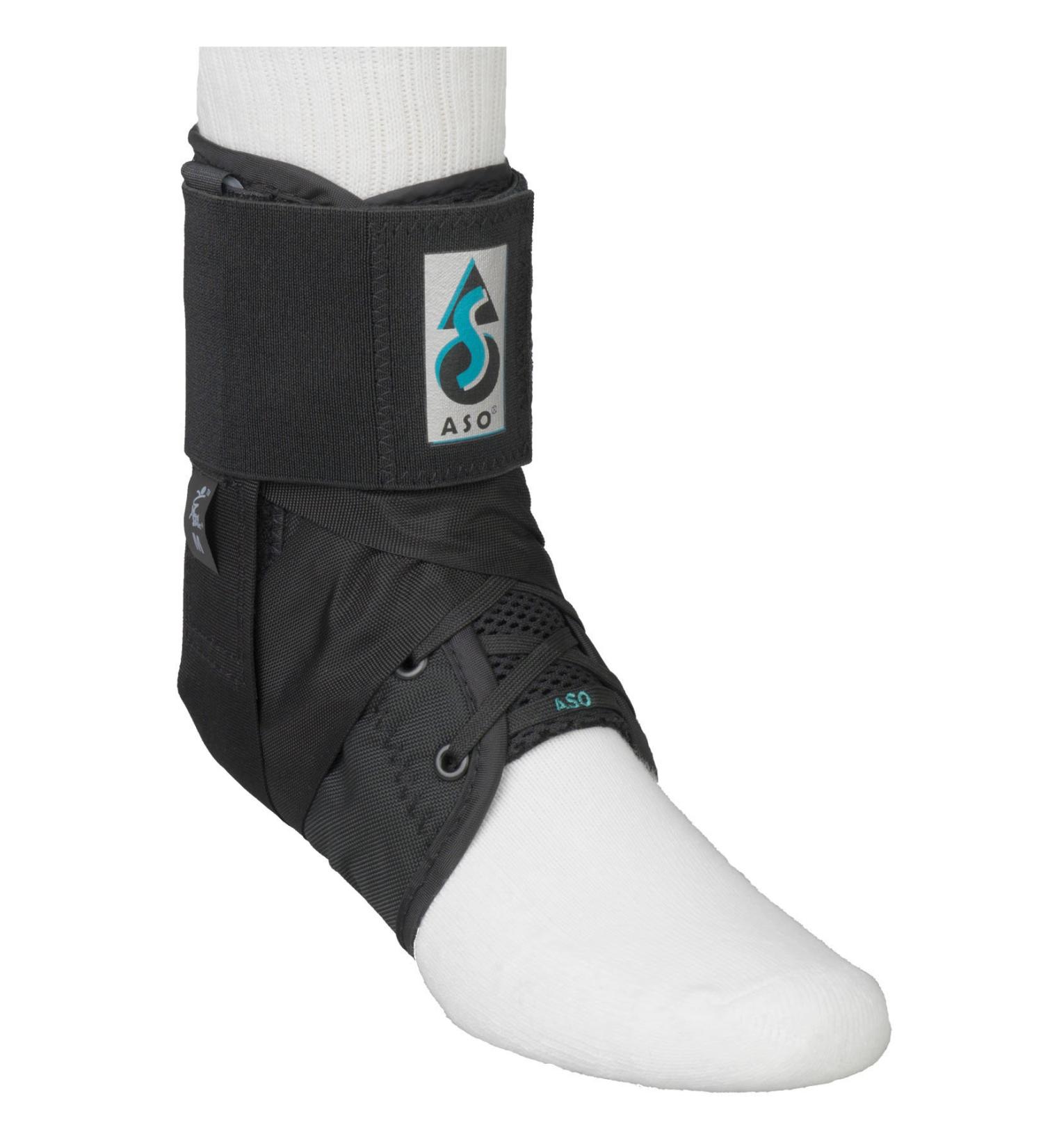 ASO Ankle Stabilizing Orthosis w/inserts (Large - Black)