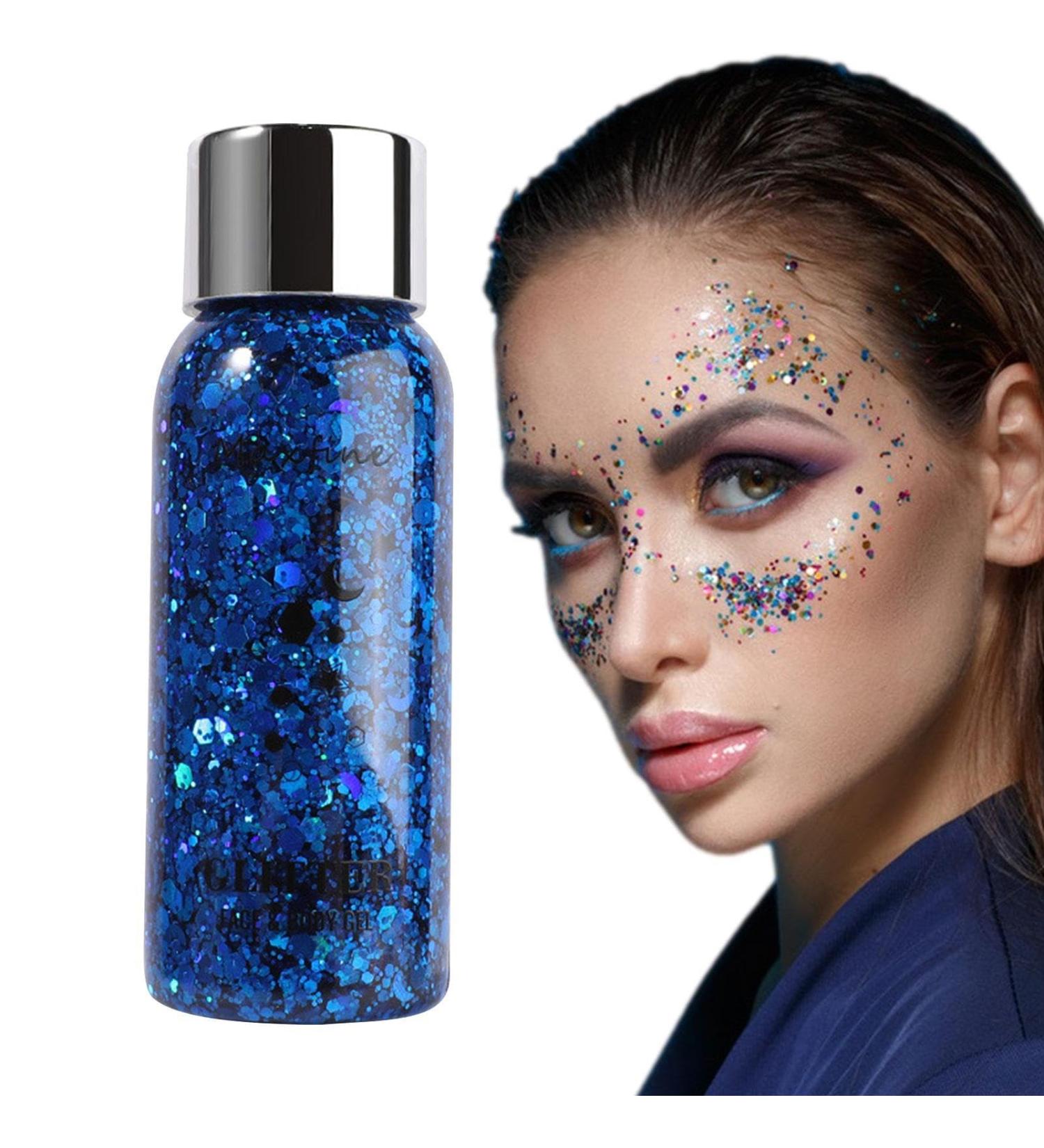  bellv glitter body gel removes fat body glitter waterproof durable face hair cosmetic accessories holographic concert festival - Buy Online on GoSupps.com
