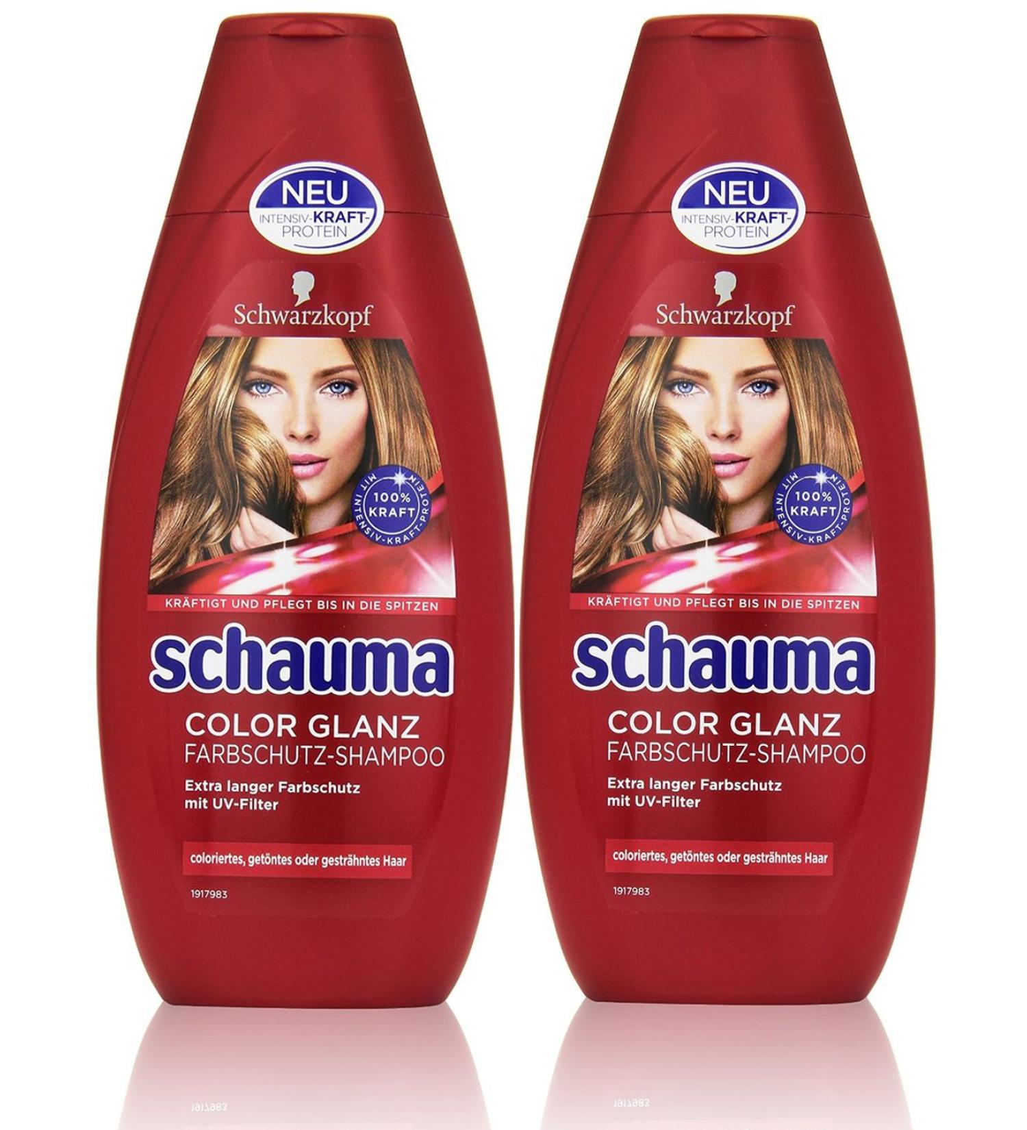 Schauma Schwarzkopf Schauma Color Gloss Lot of 2 shampoos 400 ml