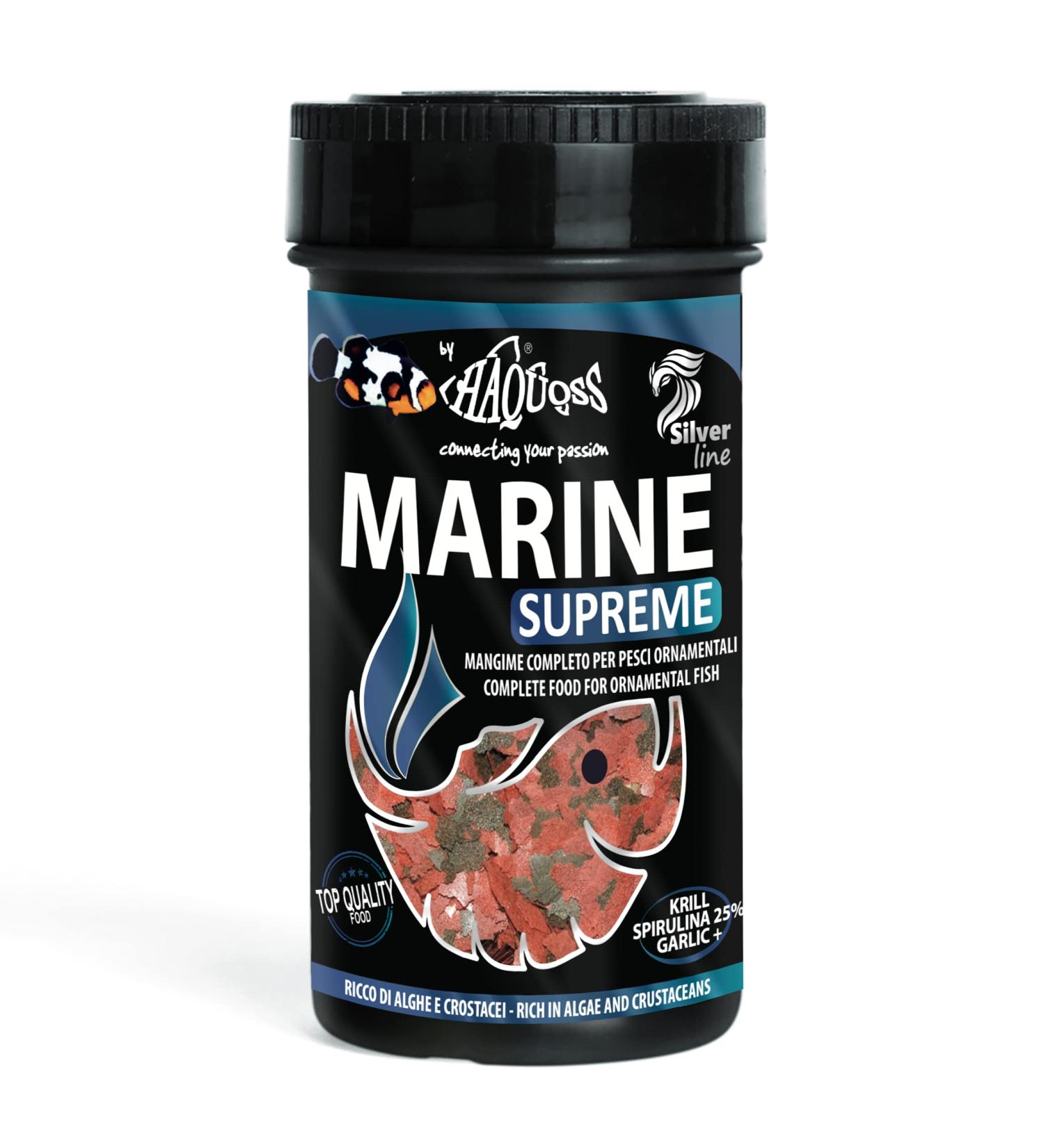 Haquoss Marine Supreme Flake Food for Tropical Marine Fish, 250 ml/40 GR