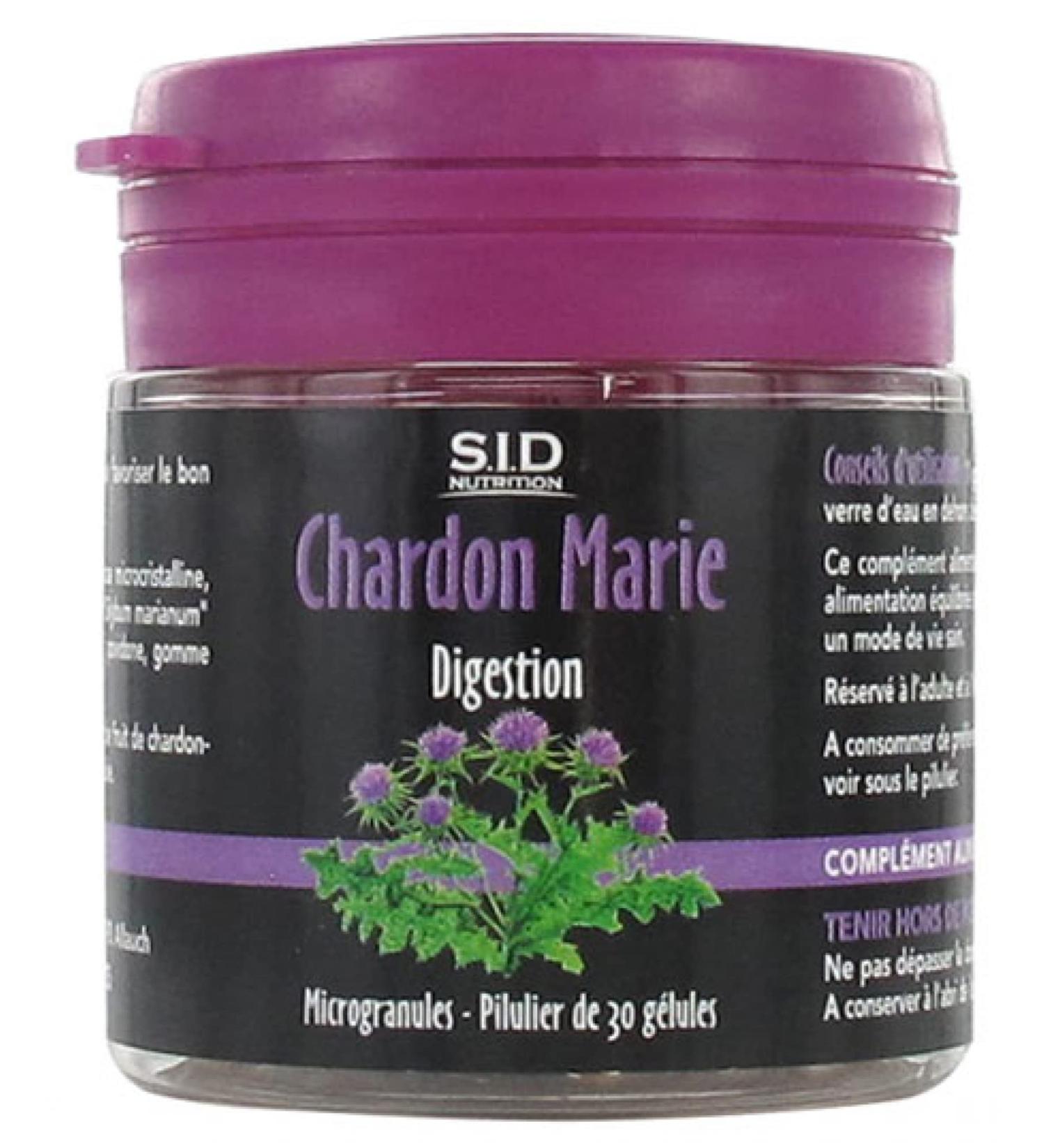 S.I.D Nutrition Digestion Milk Thistle 30 Capsules
