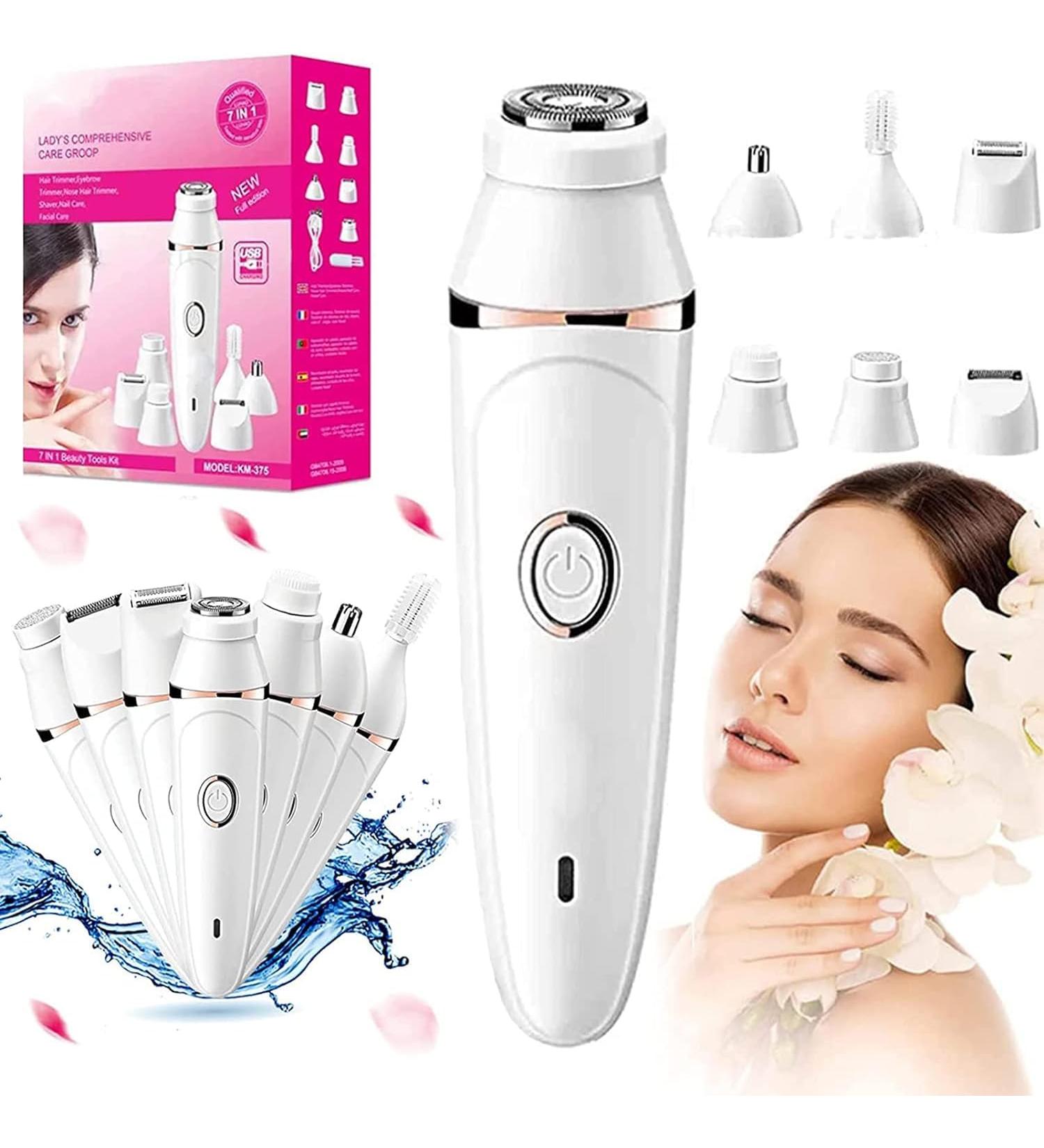 LILOVE Pluxy Hair Removal for Face Epil Pro 3.0 - 7 in 1 Women's Facial Epilator Set for Lasting Hair-Free & Smooth Face - Buy Online on GoSupps.com