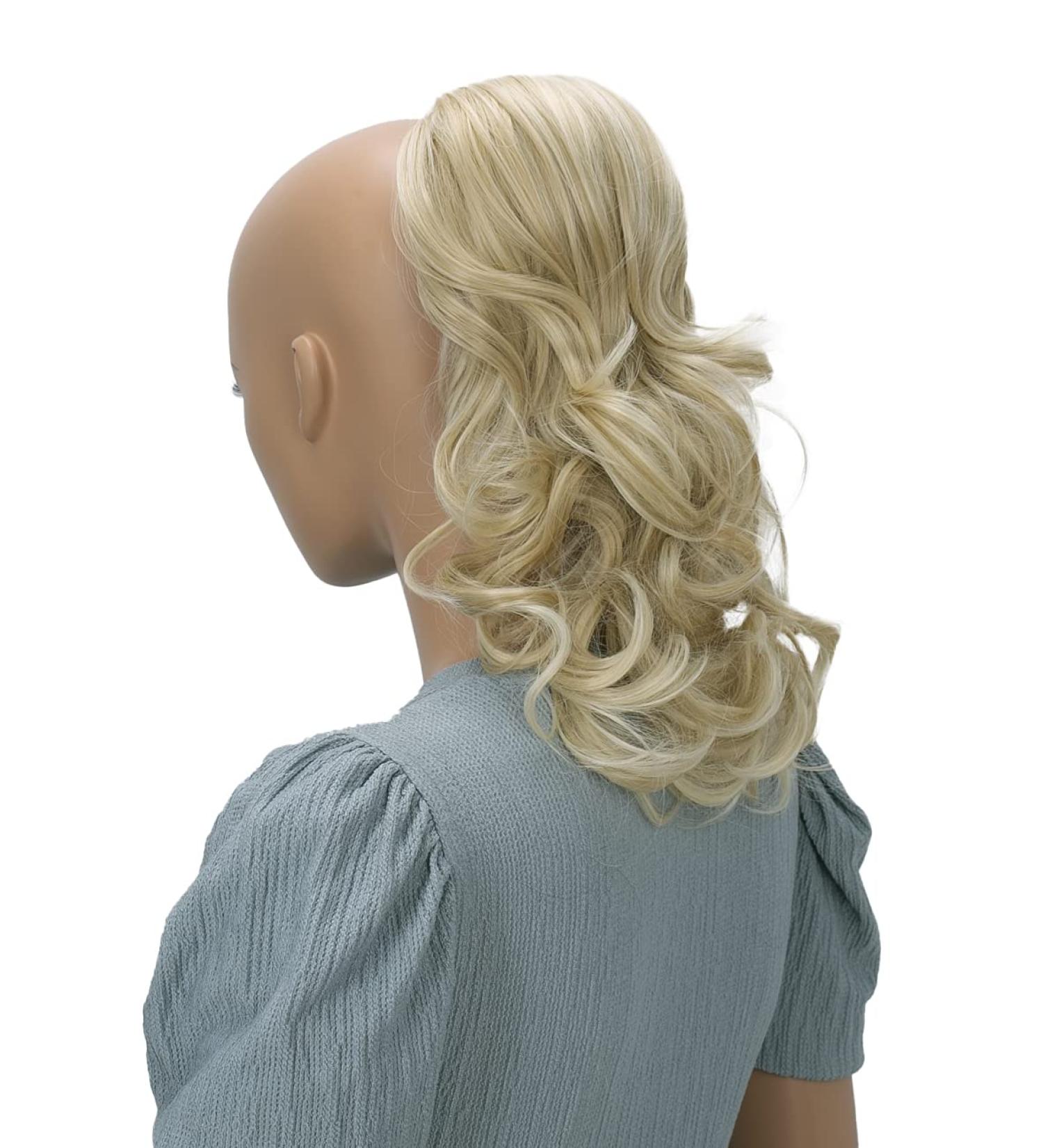 Caisha 30cm Mia Braid Hair Extension - Voluminous Wavy Light Blonde Mix #15H613A | Cord Lock Design for Easy Styling - Buy Online on GoSupps.com