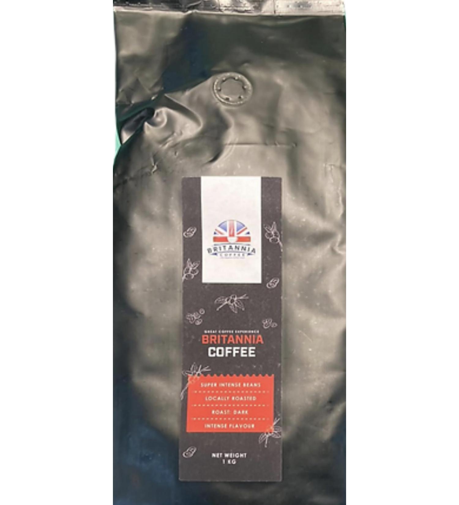 Super Intense Coffee Beans 1x1KG By Britannia Coffee