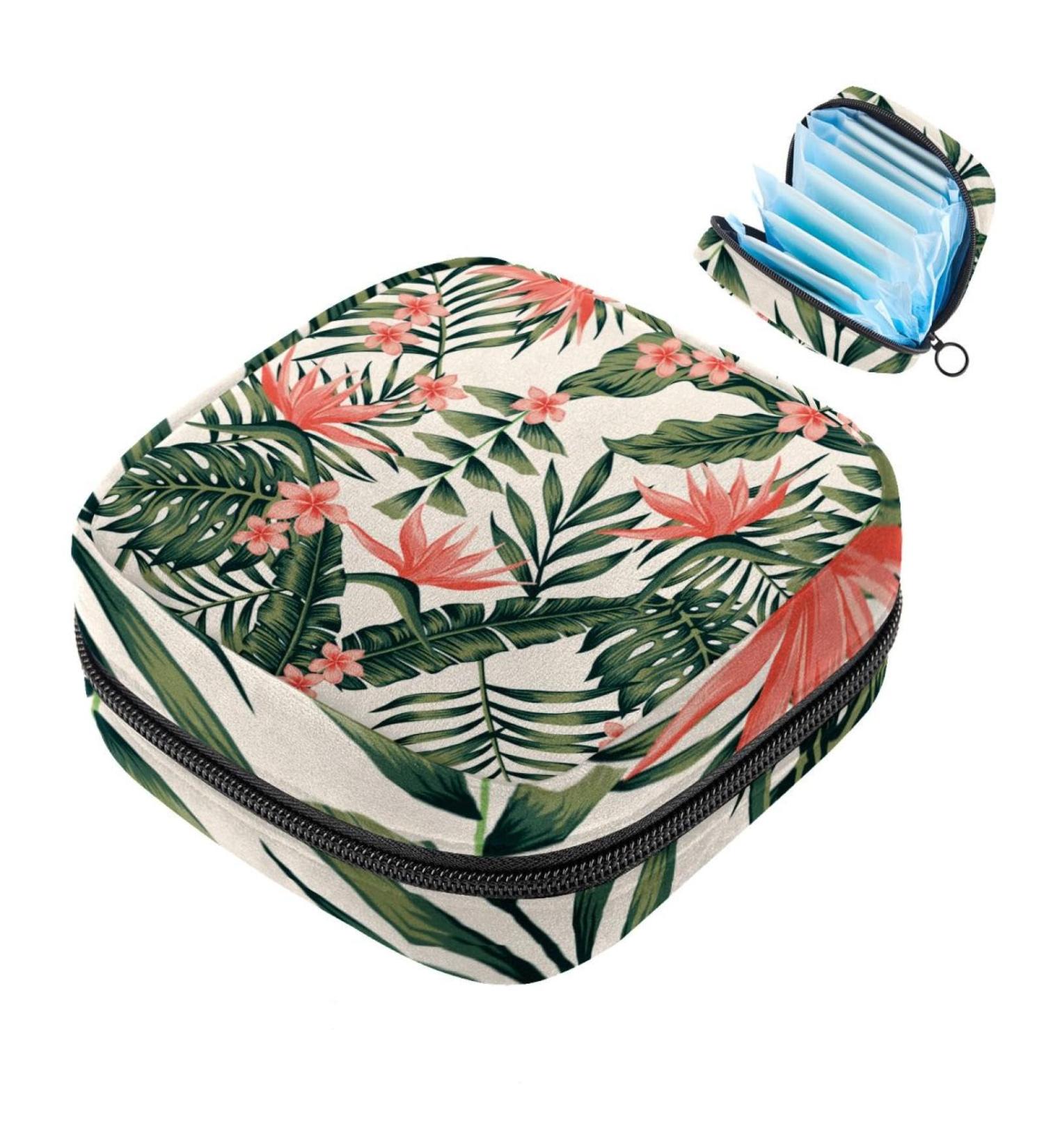 Shop Sunset Pattern Storage Bags for Women's Tapes | Large Menstrual Cup Cylinder Pocket with Zipper | Multi-Color Inserts Panty Loresh & Tampon Bags - Buy Online on GoSupps.com