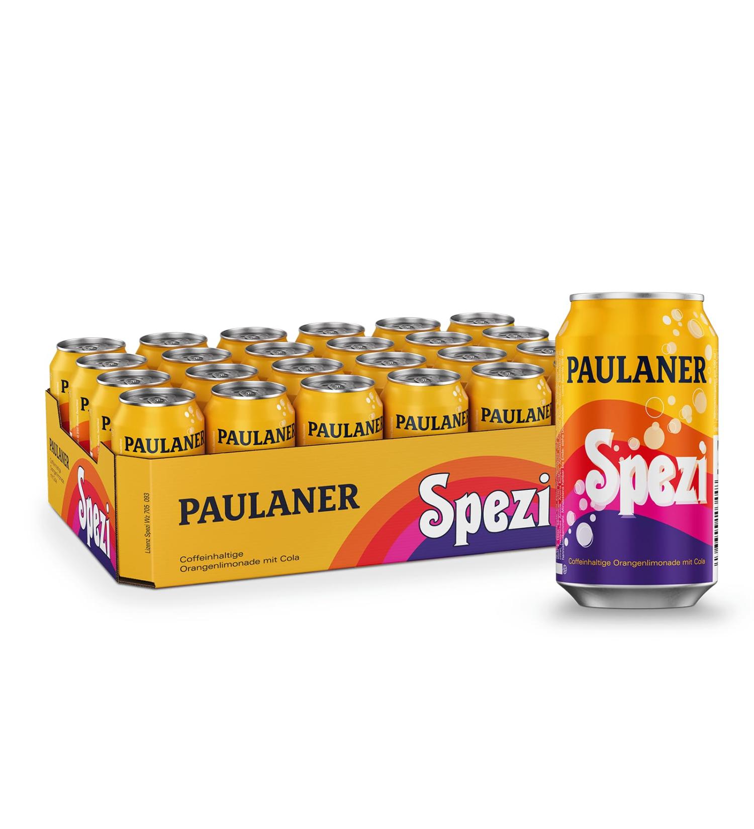 Paulaner Spezi - Soft Drink with Cola & Orange (24x0.33L) - International Shipping Available - Buy Online on GoSupps.com