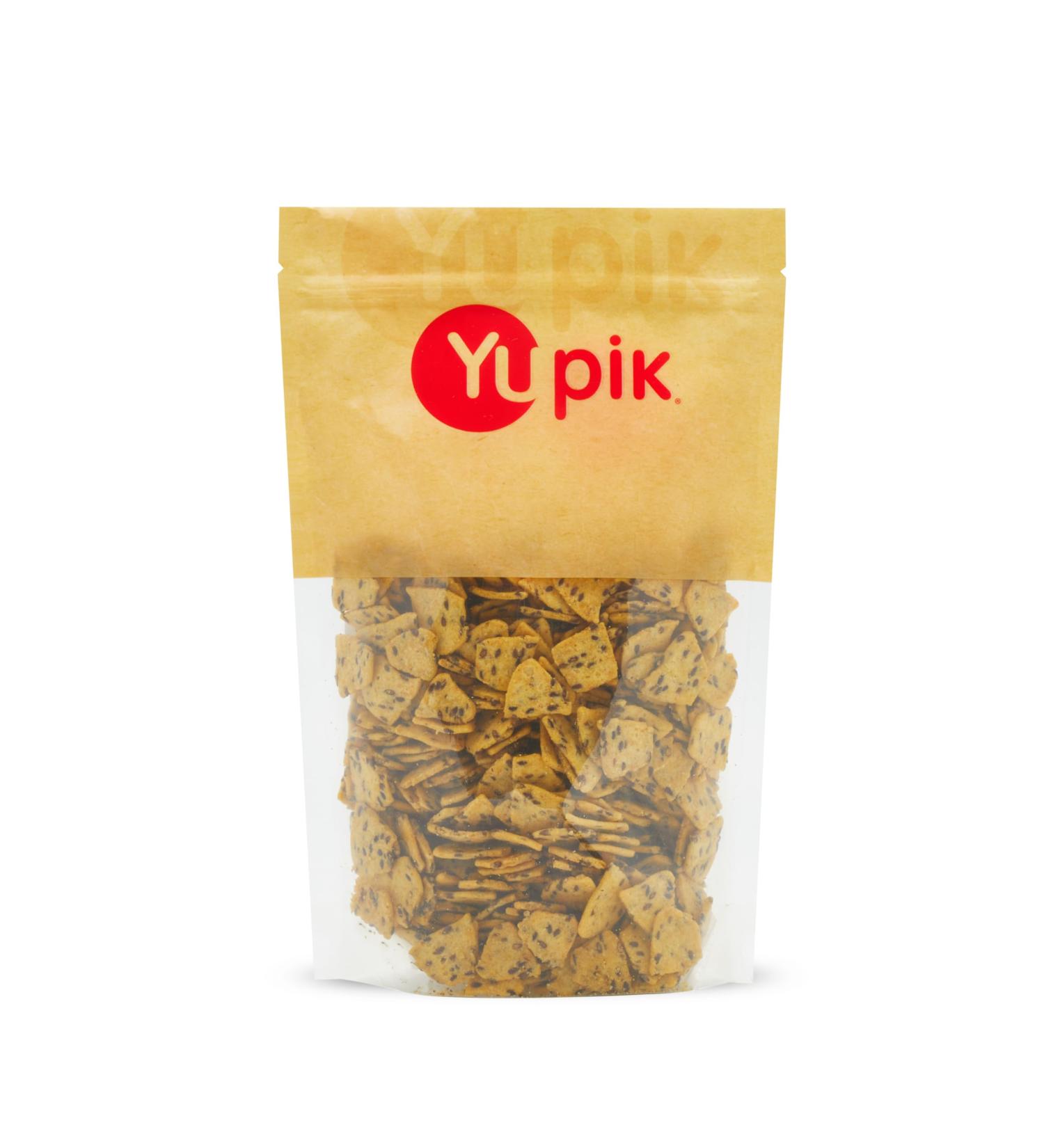 Yupik Mini Corn & Flax Seed Chips 400 g Gluten-Free Kosher Vegan Salted Corn Chips Savory Crackers with Flax Seeds Source of Fiber Crunchy Snack Ideal for Dips 0.4 kg (Pack of 1) - Buy Online on GoSupps.com