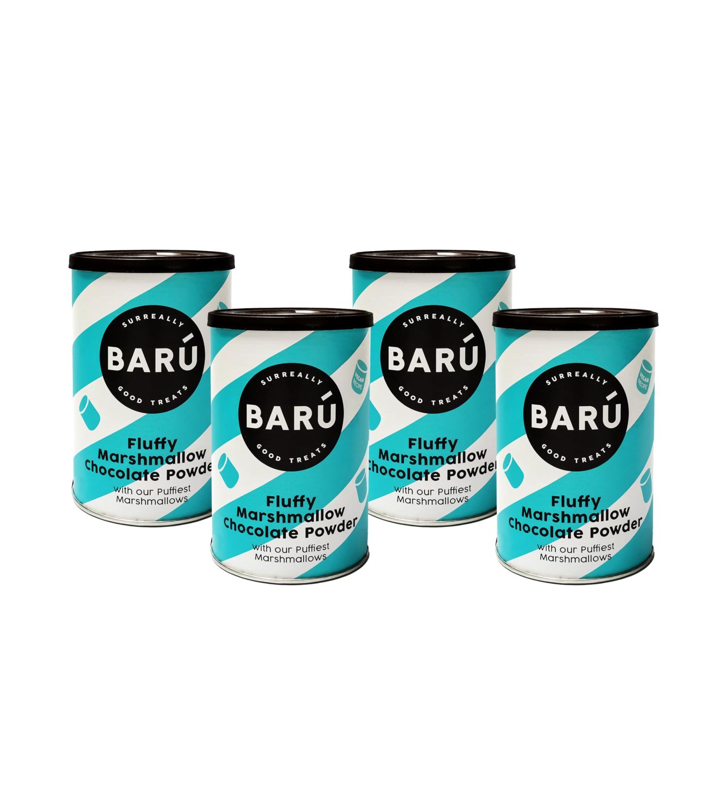  Bar Bar Fluffy Marshmallow Hot Chocolate Powder Instant Chocolate - 4 x 250g - 48 cups - Buy Online on GoSupps.com