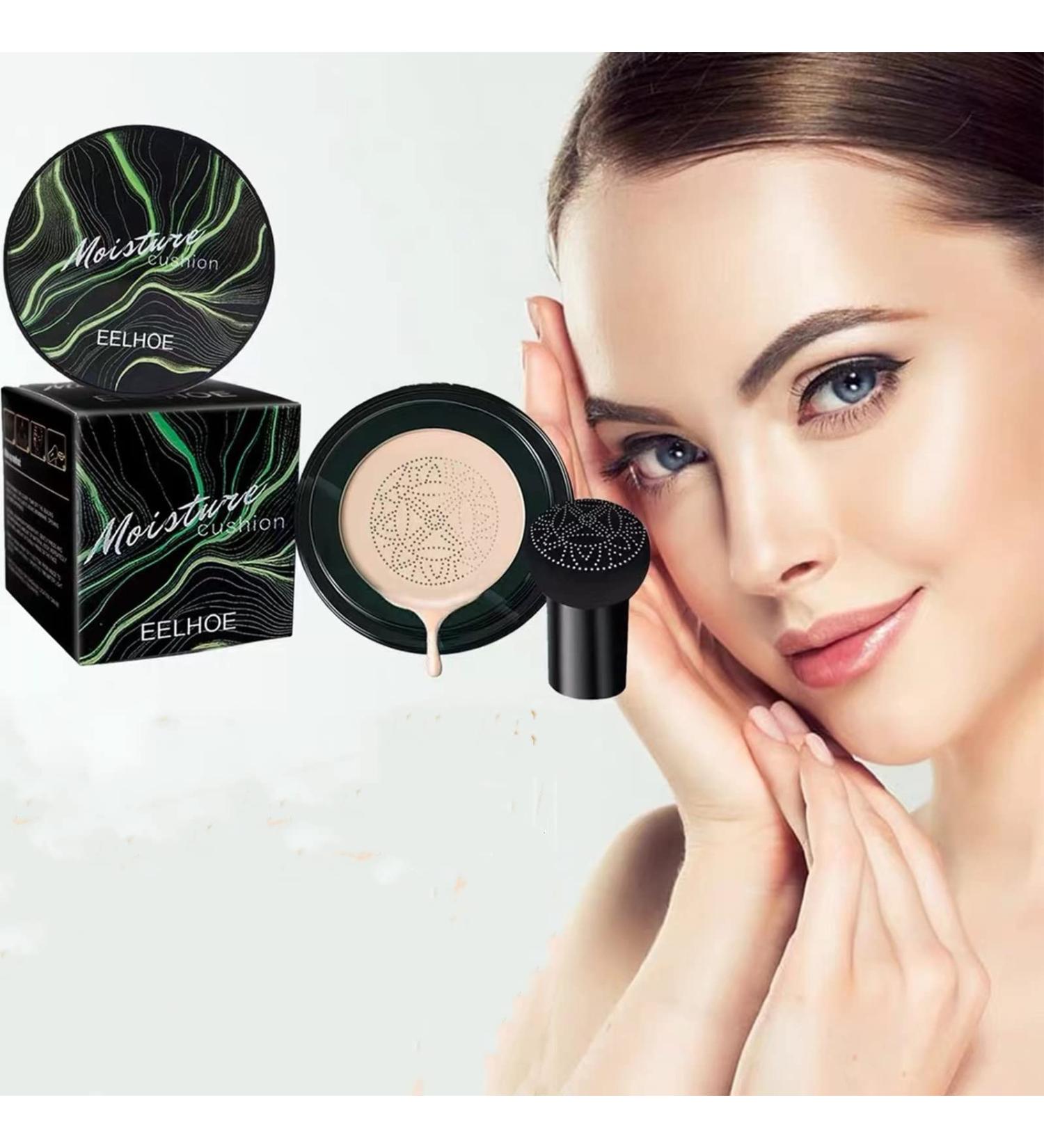 Mushroom Head Air Cushion BB Cream | Ivory Color | Lasting Moisture | Even Skin Tone | 1.00ml - Buy Online on GoSupps.com