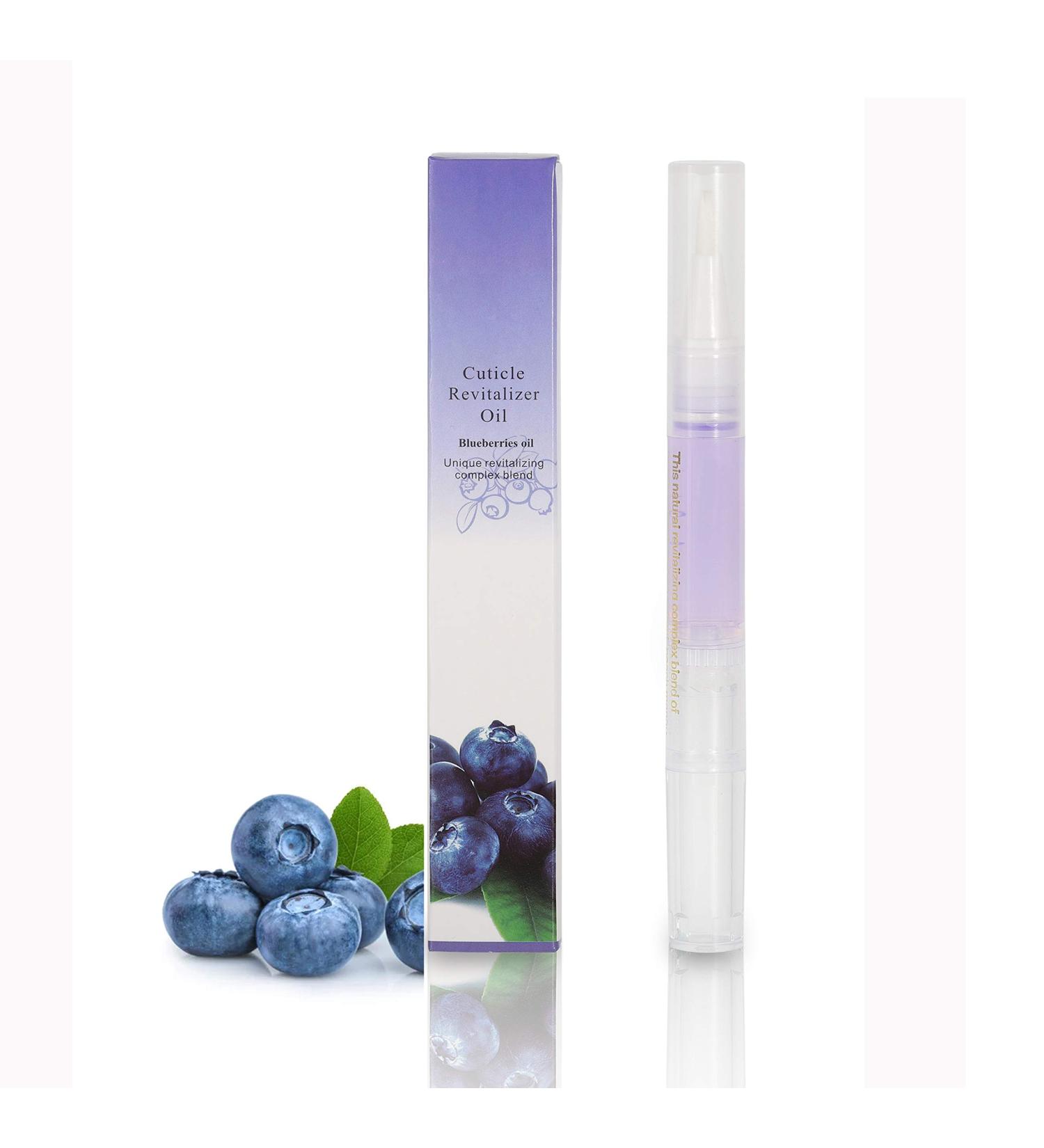 BNG Blueberry Nail & Cuticle Oil Pen - 3ml Natural Revitalizer for Dry Nails. Moisturize, Repair, and Promote Growth with Soft Brush Applicator - Buy Online on GoSupps.com