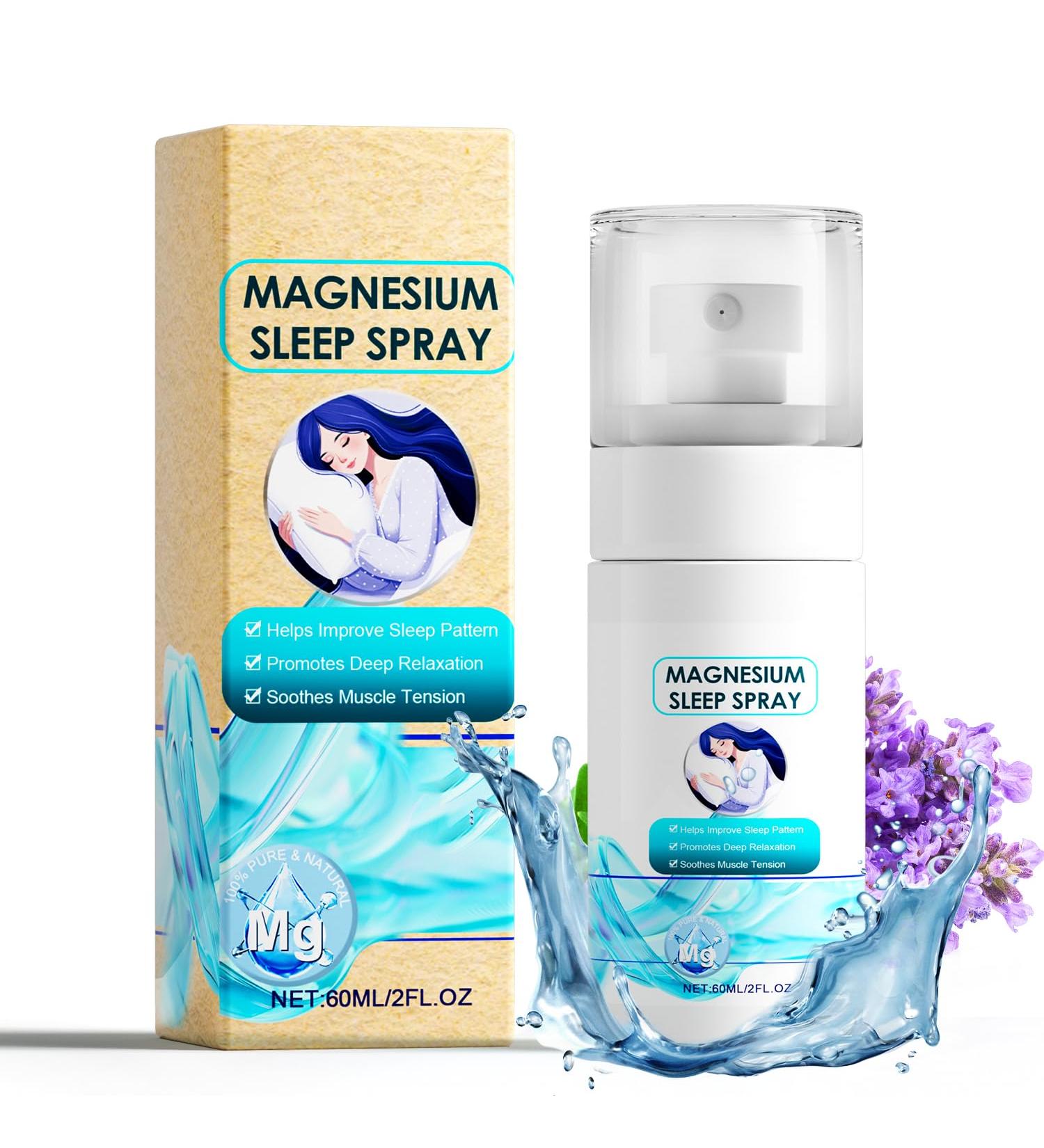 Magnesium Oil Spray Skin & Body Natural Magnesium Oil Extra Strength 60Ml 100% Pure Organic Magnesium Lactate Oil Spray Magical Magnesium Skin Spray for Feet Sleep Relax - Buy Online on GoSupps.com