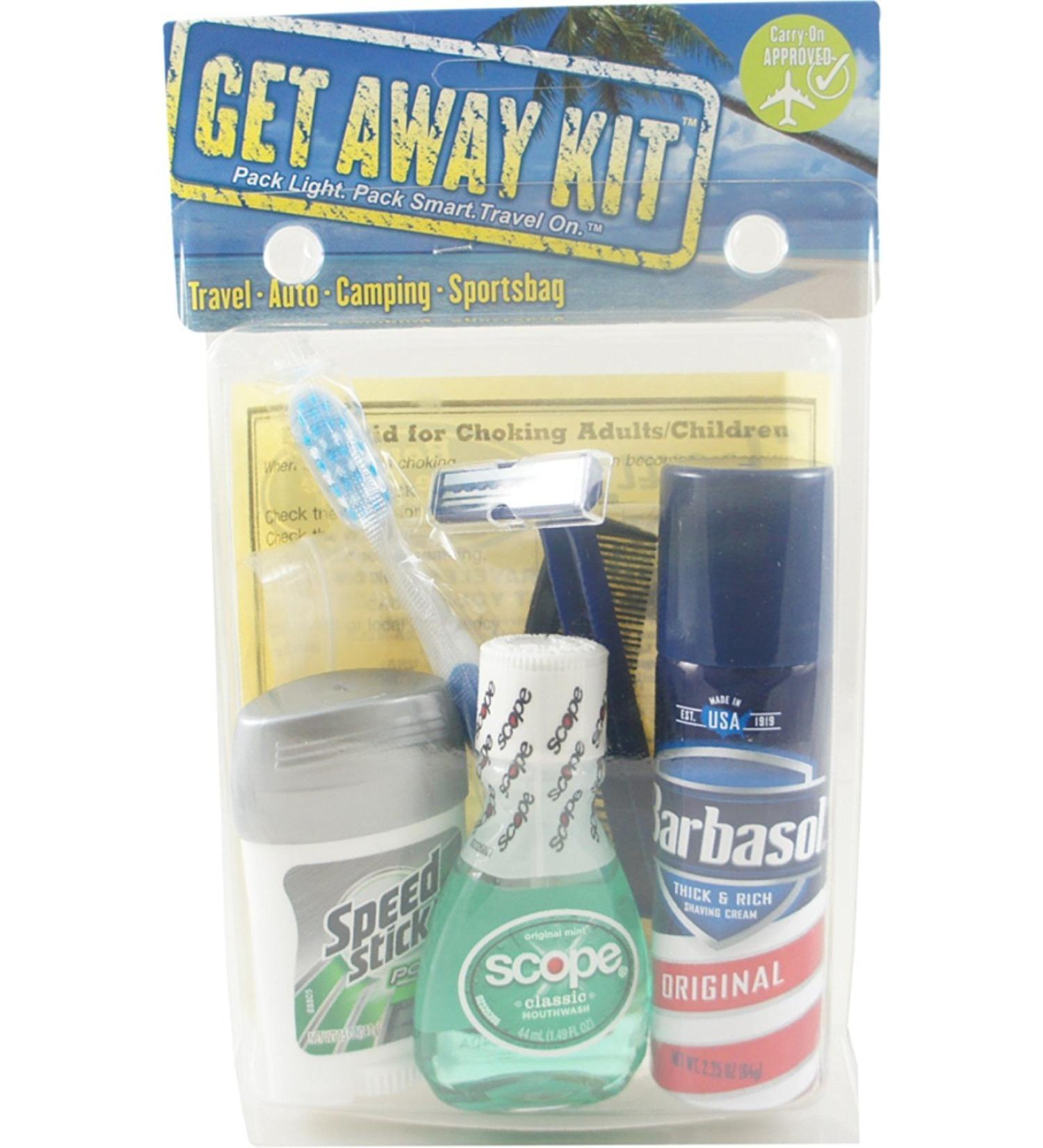 Travel Kit Get-Away Men's (7 piece) 1 ea