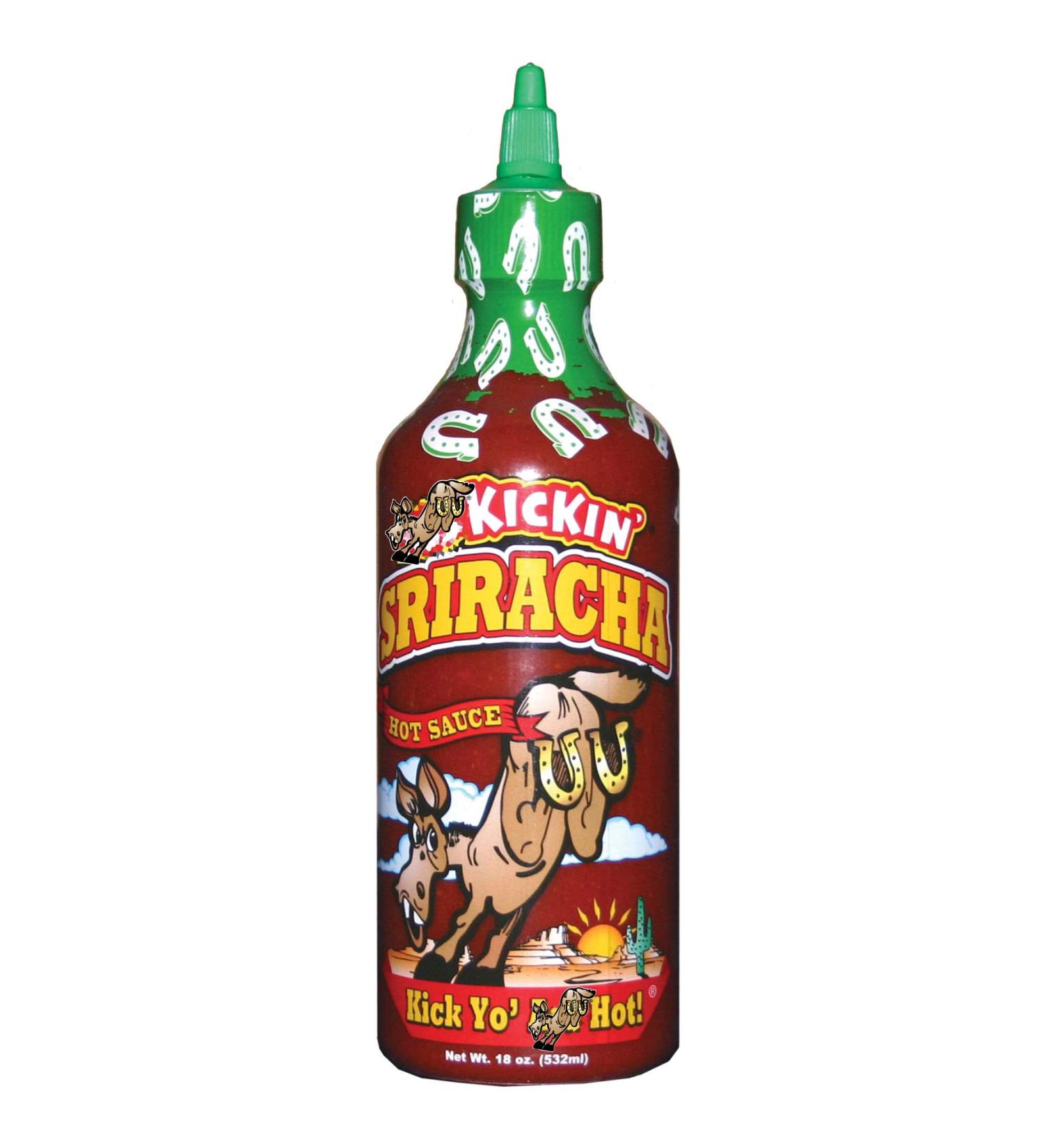 Sriracha Sauce 18 oz. Hot Sauce Sirarcha Bottle - Perfect Gourmet Gift for the Hot Sauce Fan - Try if you dare - Buy Online on GoSupps.com
