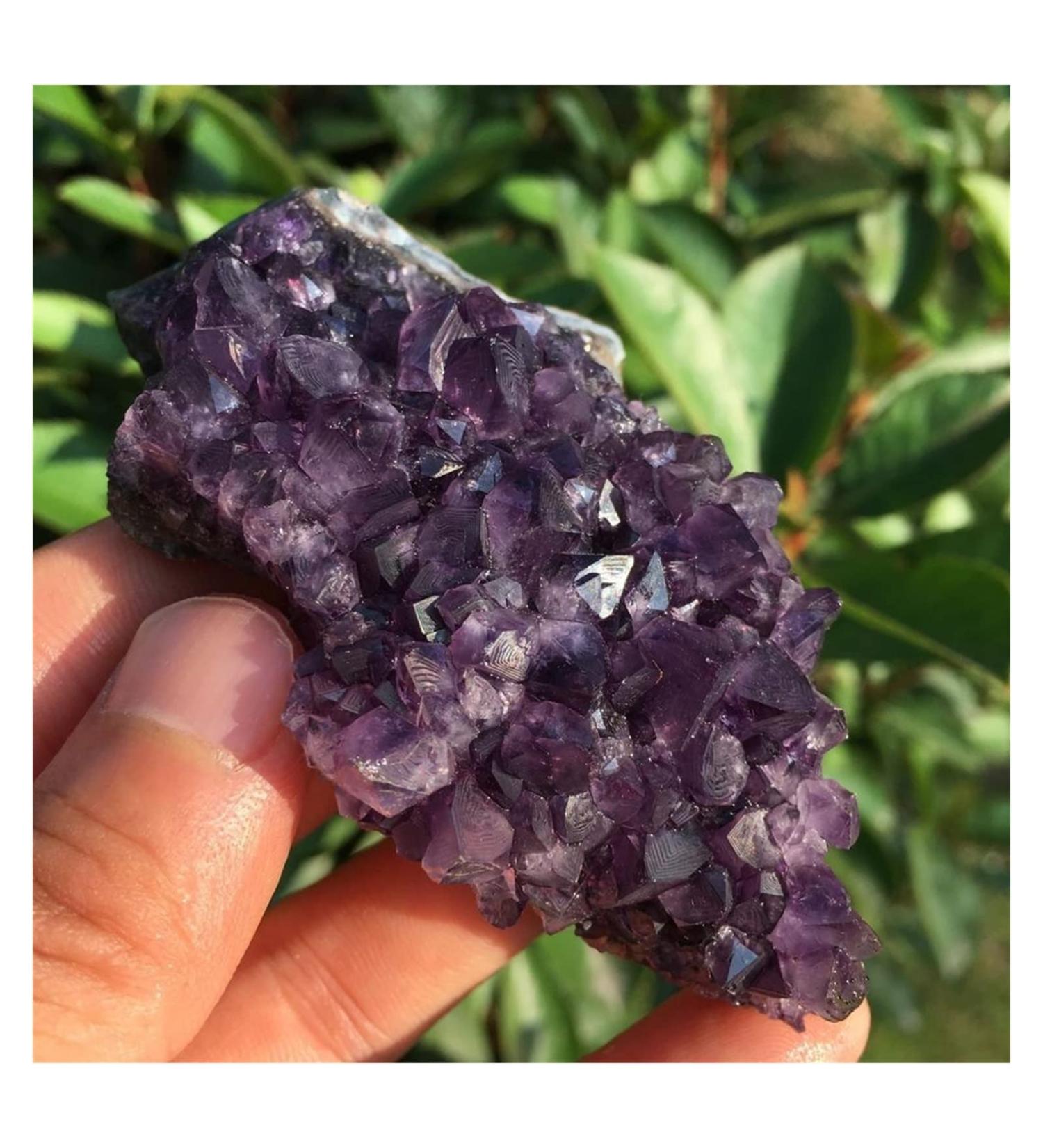 Natural Crystal Rough Natural Amethyst Quartz Crystal Cluster Specimen 80g - Buy Online on GoSupps.com