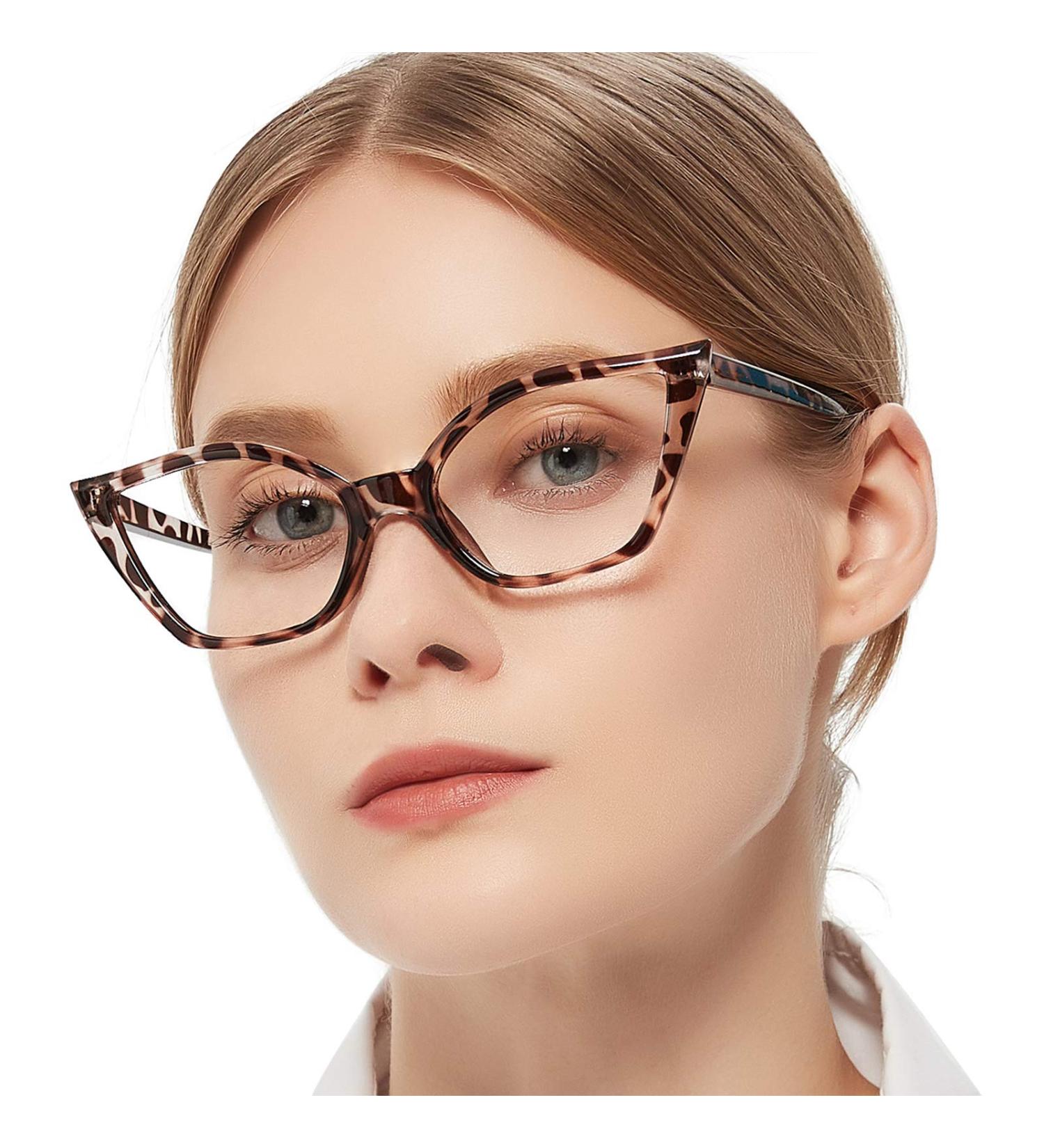 MARE AZZURO Cat Eye Reading Glasses Women Retro Cute Readers - Brown 1.75 x Magnification - Buy Online on GoSupps.com